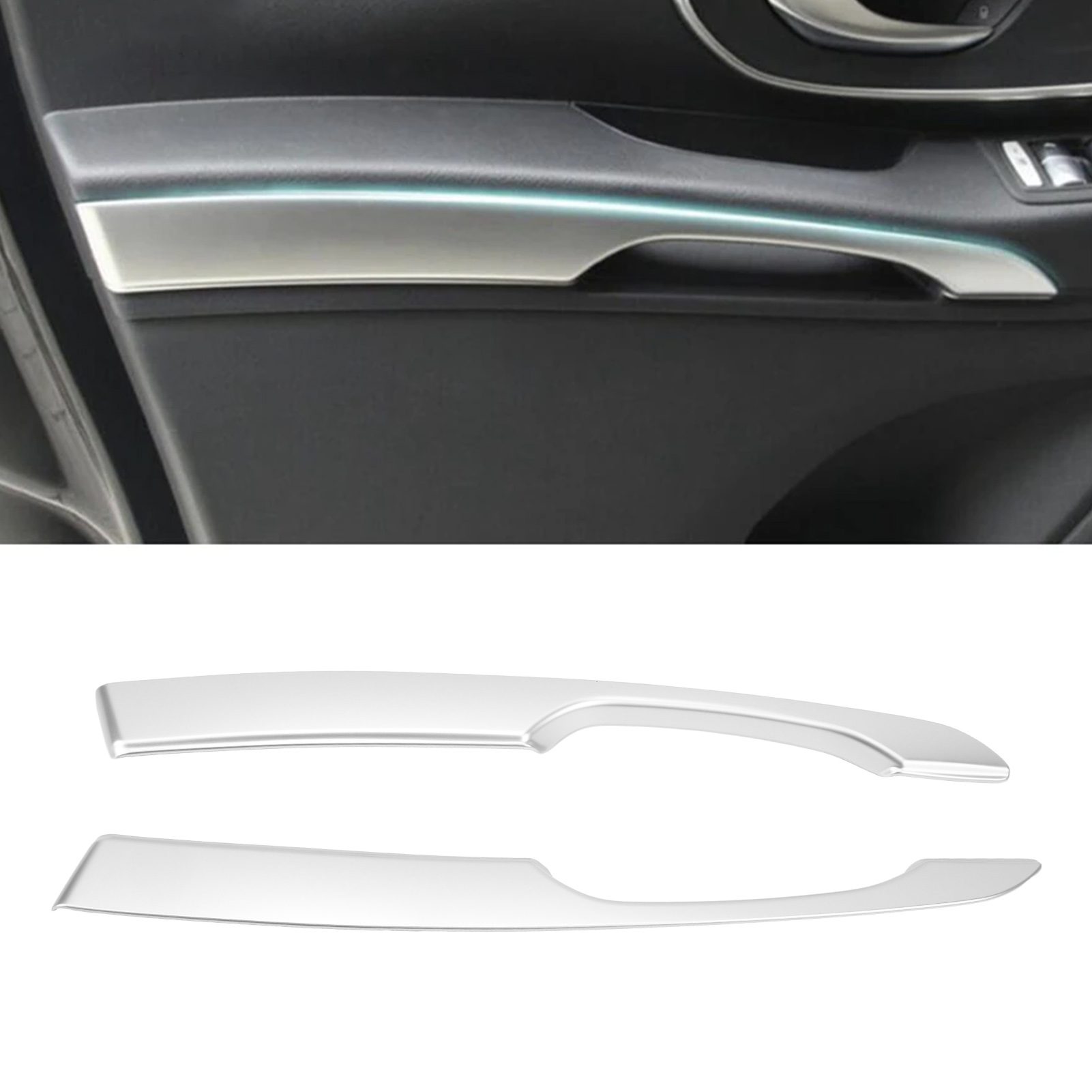 Matt Galvanisierte Türarmlehnenverkleidung Für Mercedes-benz Vito W447 2014-2023 (ein Paar, Links Und Rechts) (übergroß)