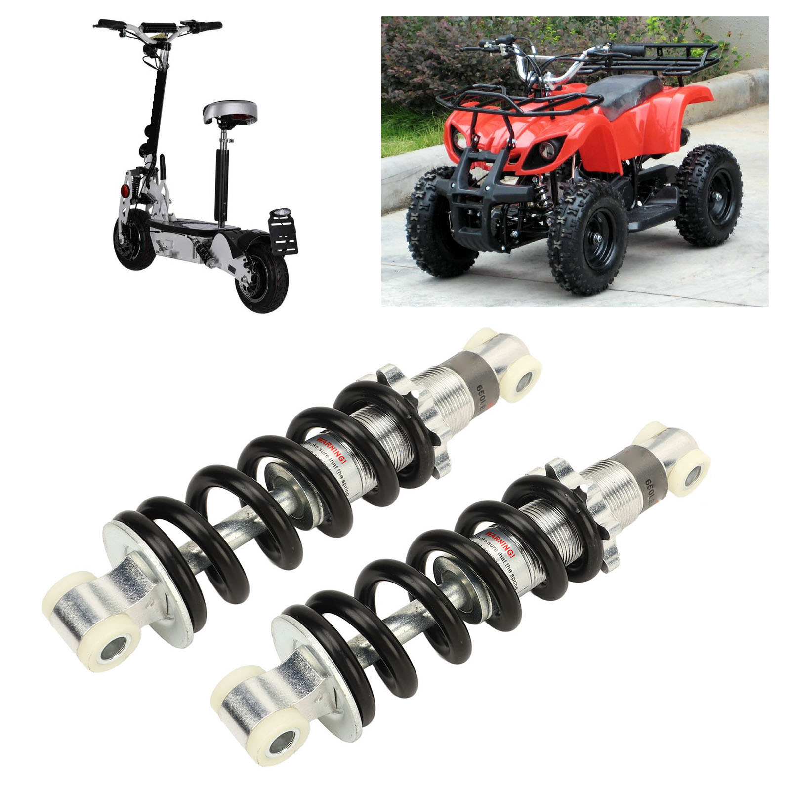 Paar Stoßdämpferfedern (170 Mm, 650 Lb) Für Mini Moto Atv Pocket Bike Scooter (47cc/49cc)