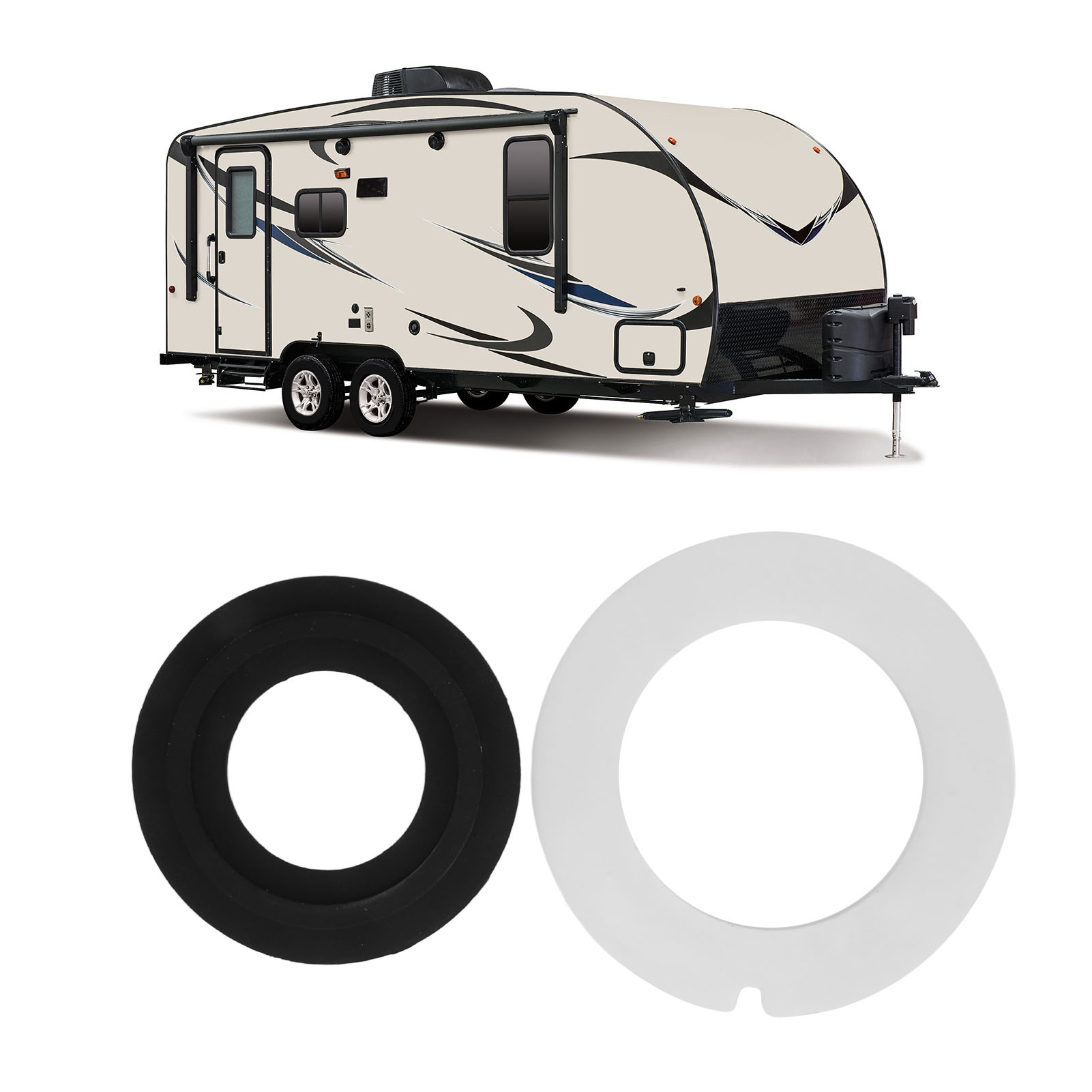 Wohnmobilzubehör, Wohnmobil-toilettendichtungsset 385311462 385310677