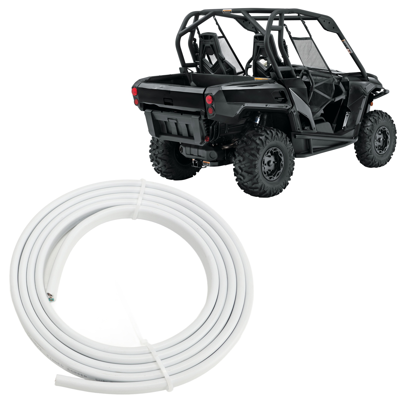 Dreilagiges, Verzinntes Kupfer-marinekabel Mit 10 Awg Querschnitt, Ideal Für Auto- Und Schiffslautsprecher Sowie Solarmodule (länge: 6 M).