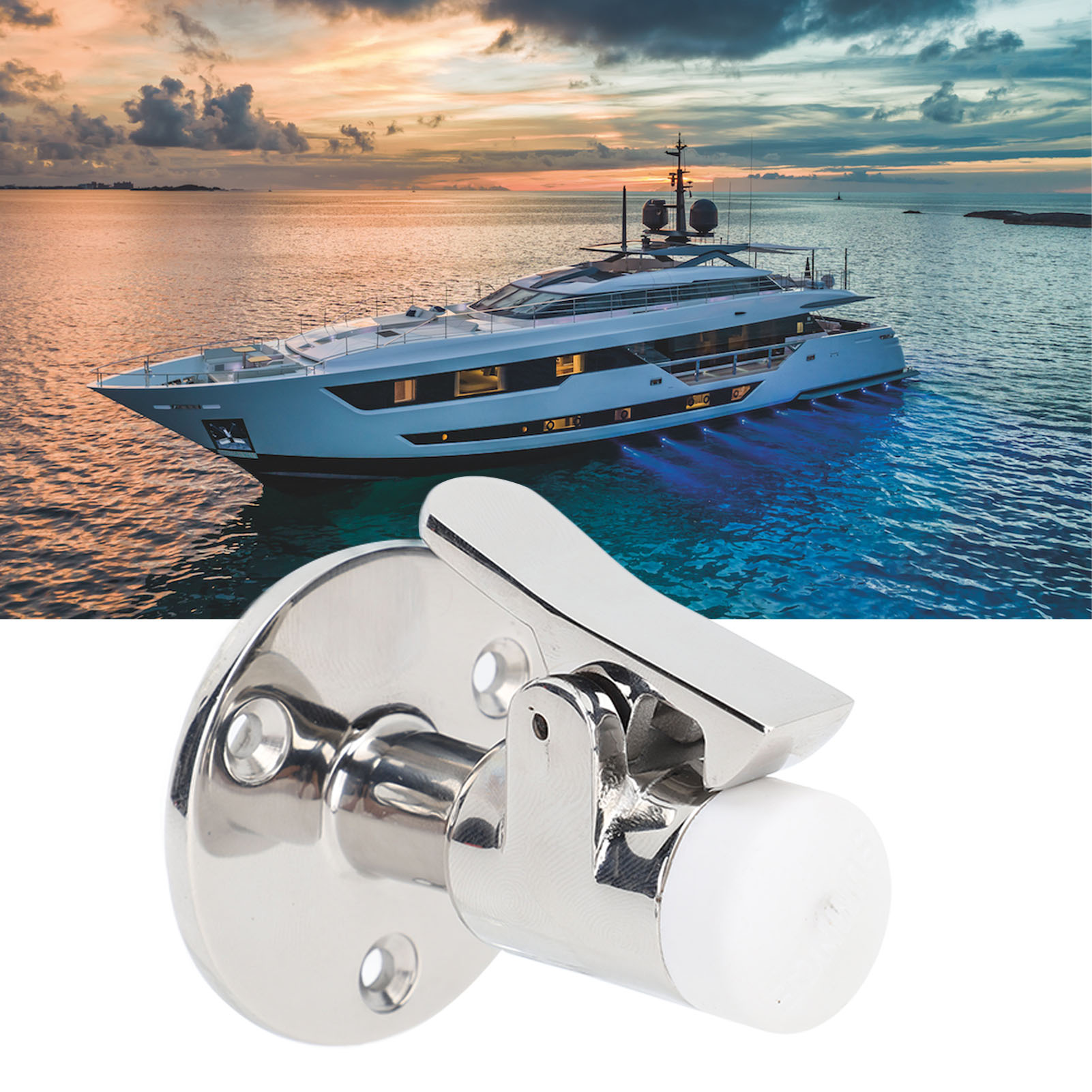 Hochleistungsfähiger Türschlossclip-satz Aus Seewasserbeständigem Edelstahl 3016 Für Boote Und Yachten