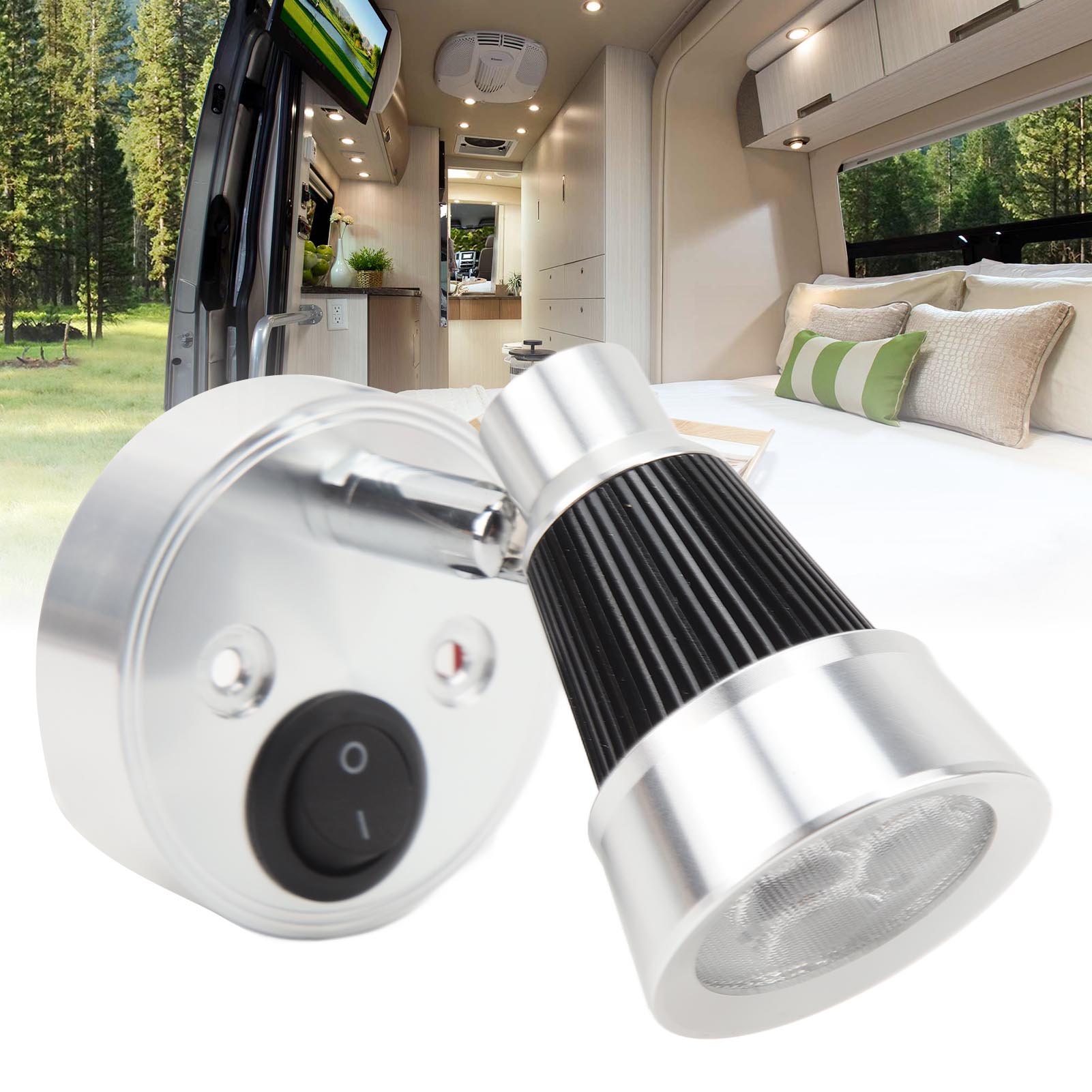 Silberne Dc12-24v Leselampe Für Wohnmobile, Yachten Und Boote (referenz: Py-rv109c)