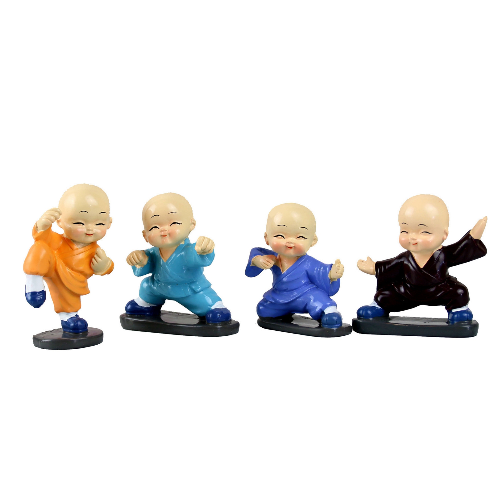 (exklusiv In Südostasien) Autositzdekoration Mit Shaolin-kung-fu-mönchen – Kreatives Deko-set Für Zuhause