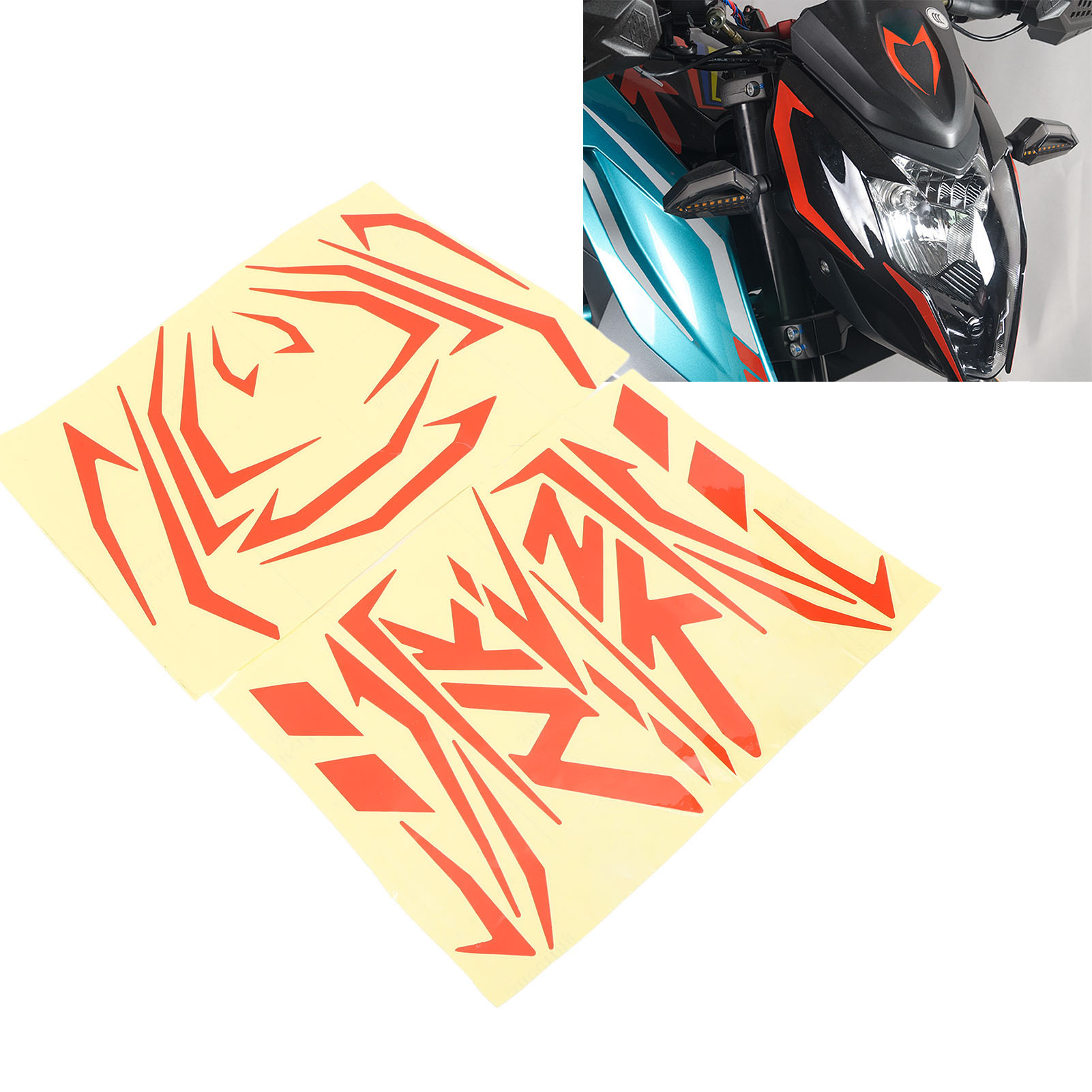 (exklusiv In Mexiko Erhältlich) Komplettes Spirit Beast Dekoraufkleber-set Für Den Tank Des Cfmoto 150nk Motorrads, Inklusive Reflektorstreifen Und Kratzfesten Aufklebern