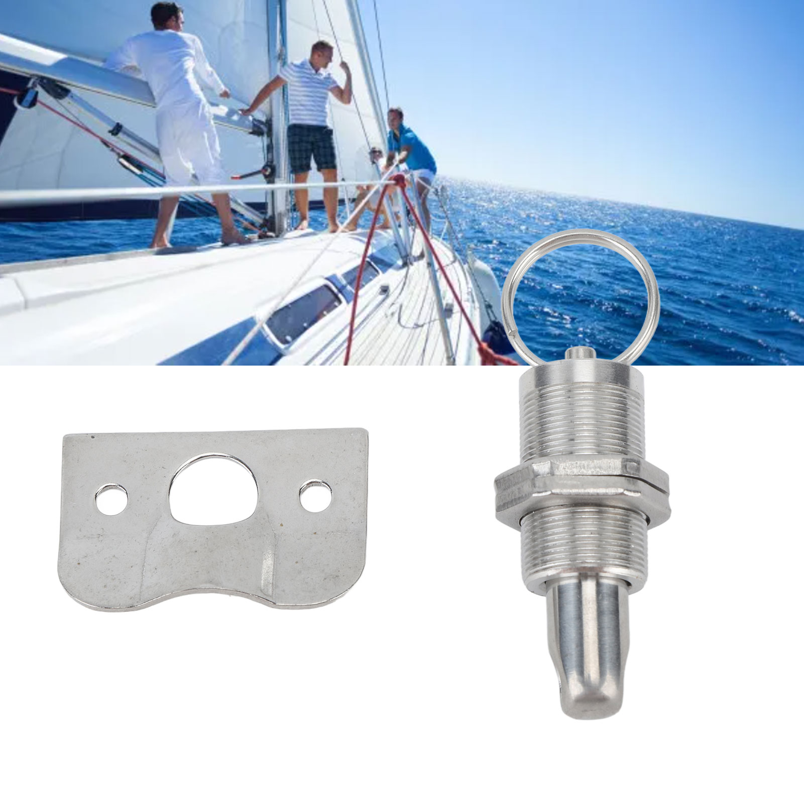 Mehrzweck-verriegelungsbolzen Aus Seewasserbeständigem Edelstahl 304, 58,5 Mm Hochglanzpolierter Fensterbolzen, Geeignet Für Schiffs- Und Yachtanwendungen (91203s).