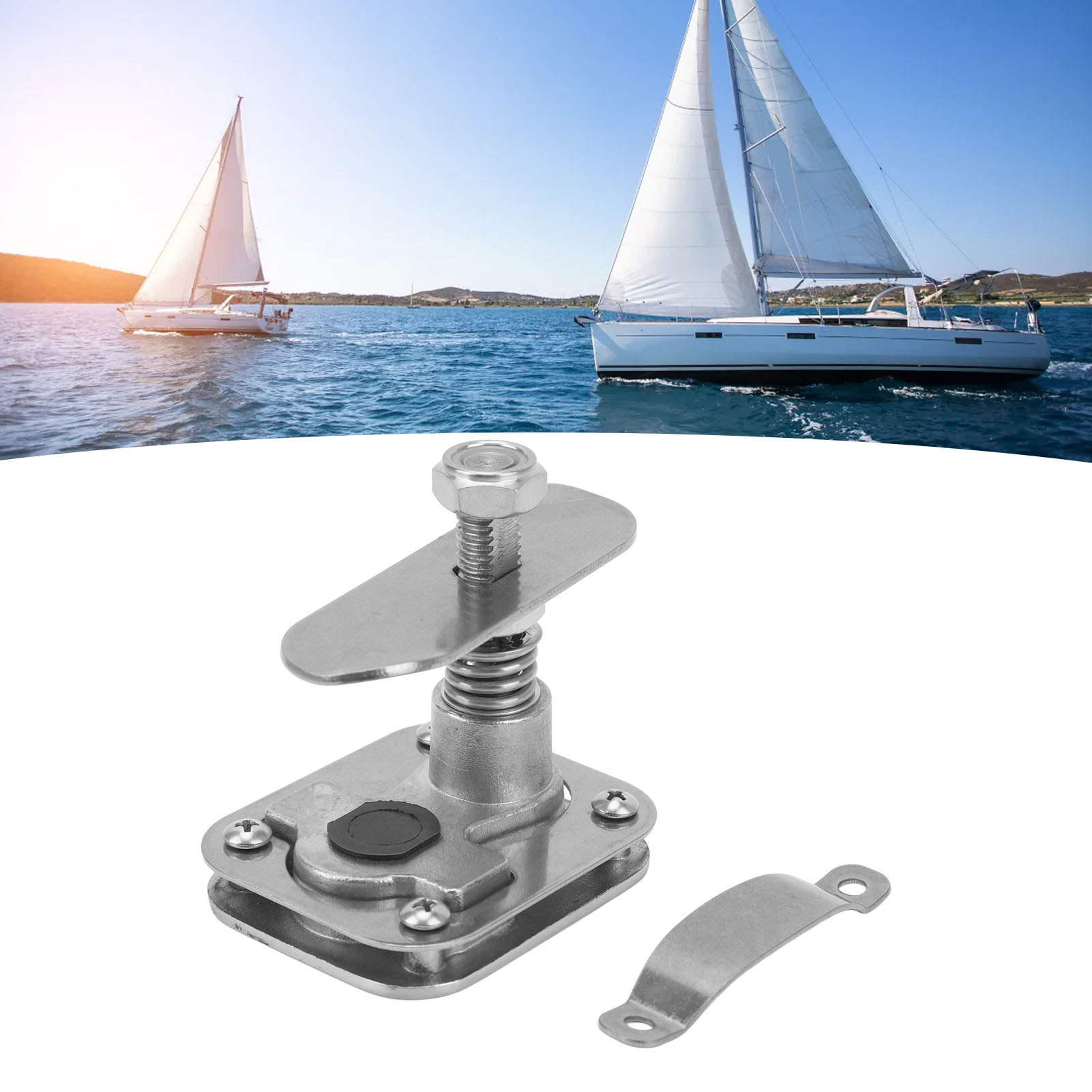 Vierkant-nockenverschluss Aus Seewasserbeständigem Edelstahl 316, 78,8 Mm 64,5 Mm, T-griff-kompressionsverschluss Für Luken, Geeignet Für Boote, Yachten, Angelausrüstung Und Bootszubehör (1251sa).