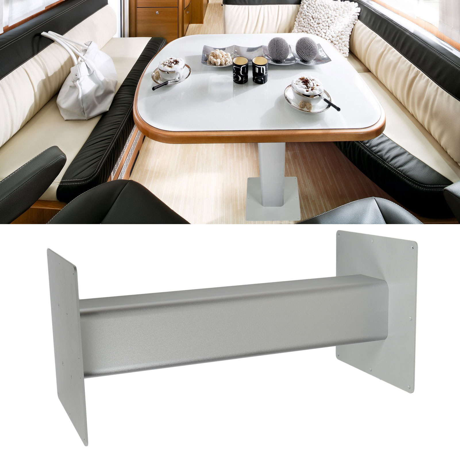 Zubehör Für Den Campervan-ausbau: Feste Tischbeine 645300 Mm Für Campervan-esstische Mit Großen Tischplatten (übergewicht) (übergröße) (übergröße) (übergewicht)