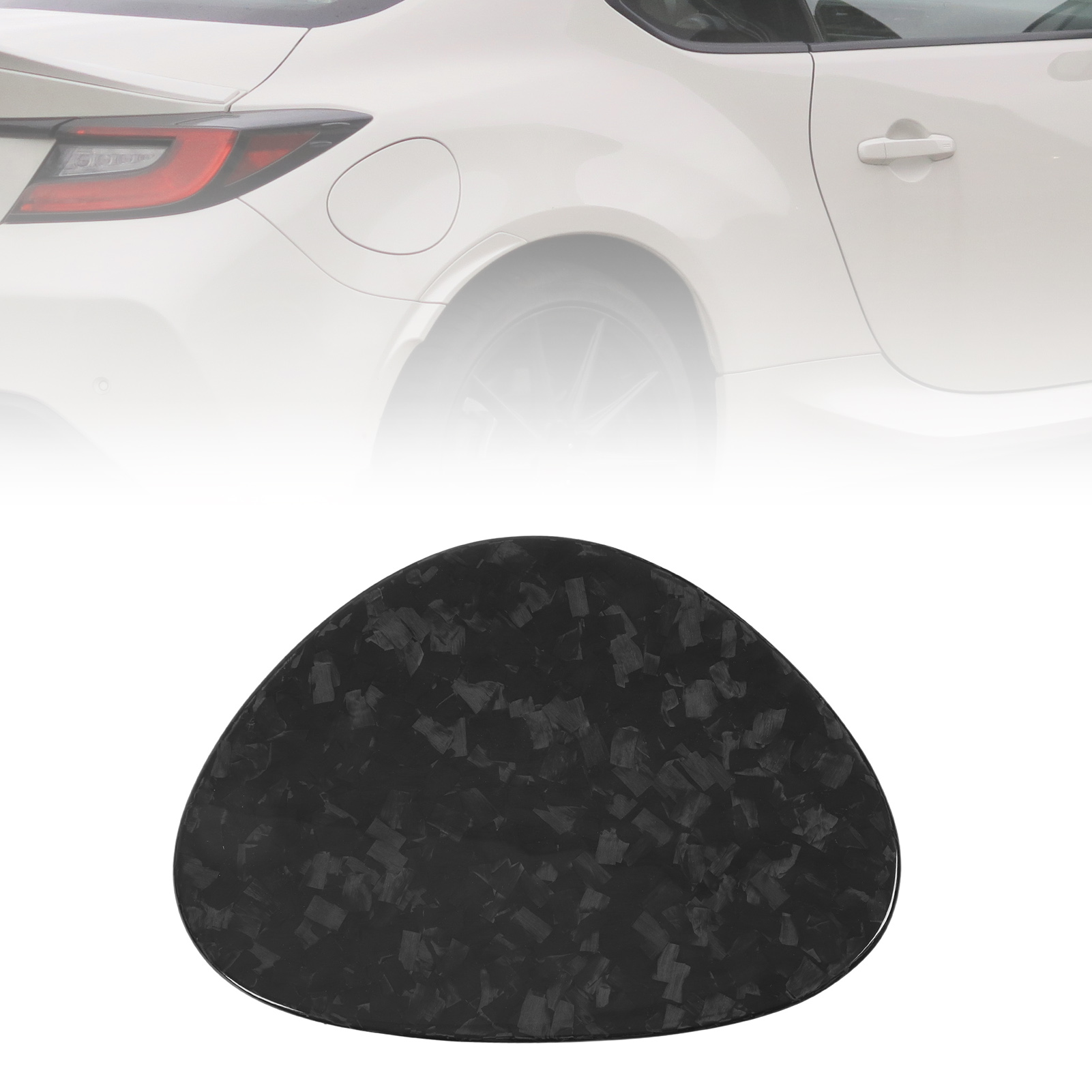 Fahrzeugmodifikation: Toyota Gr86 Subaru Brz Ab 2022 – Tankdeckel Aus Trockencarbon Mit Marmoroptik