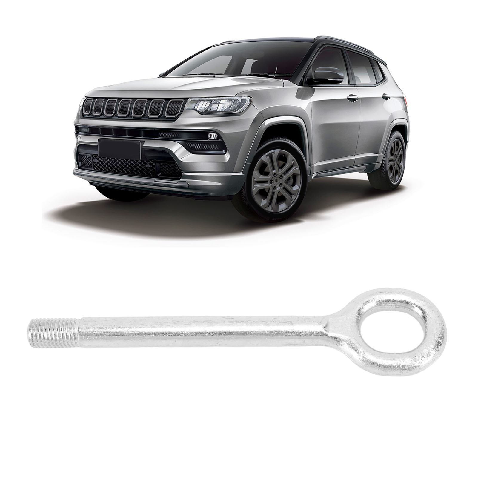 Anhängerkupplung 51798113 1612882780, Passend Für Jeep Compass Renegade Rebel 2016-2021.