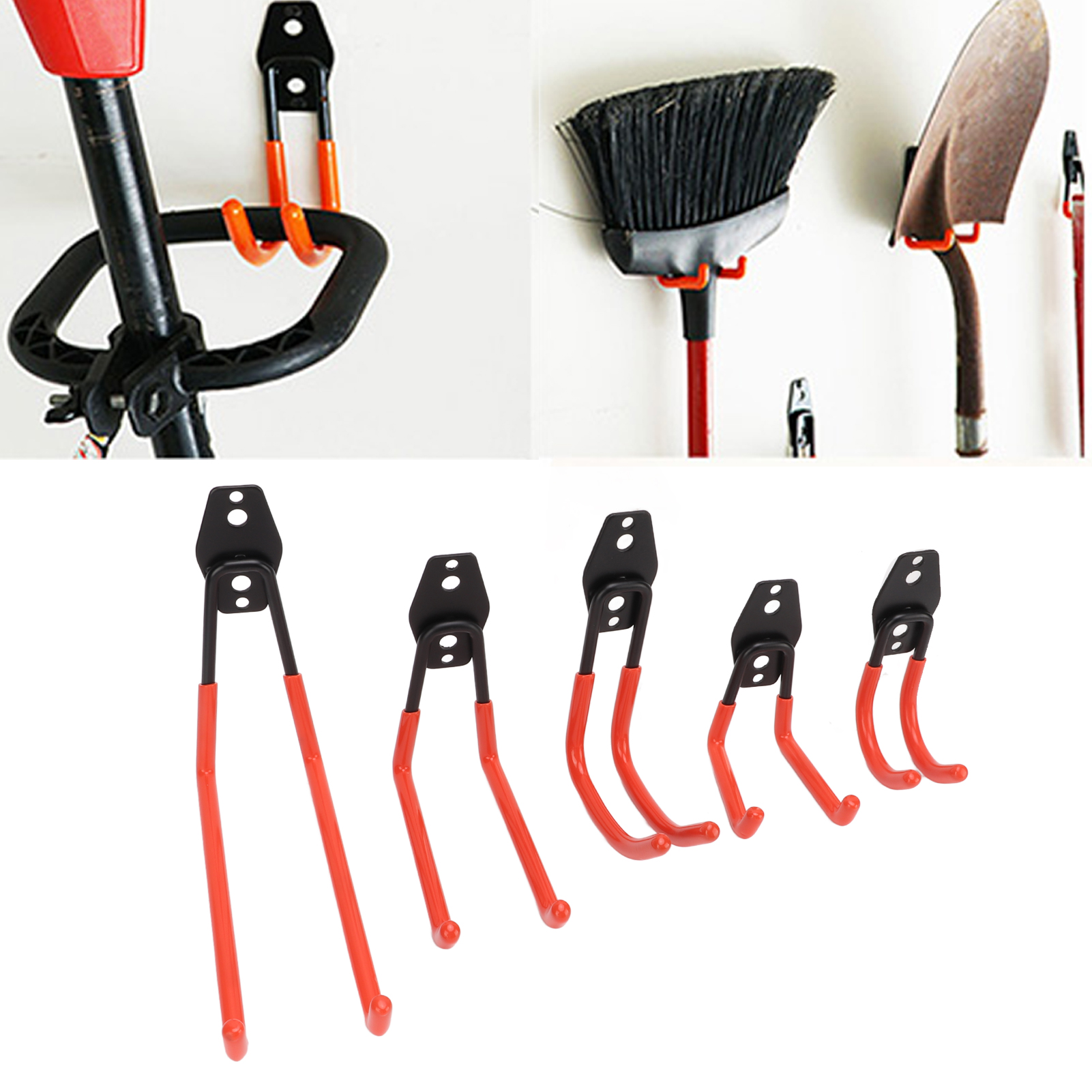 Metall-aufbewahrungshaken Für Wohnmobile – 5-teiliges Oranges Set