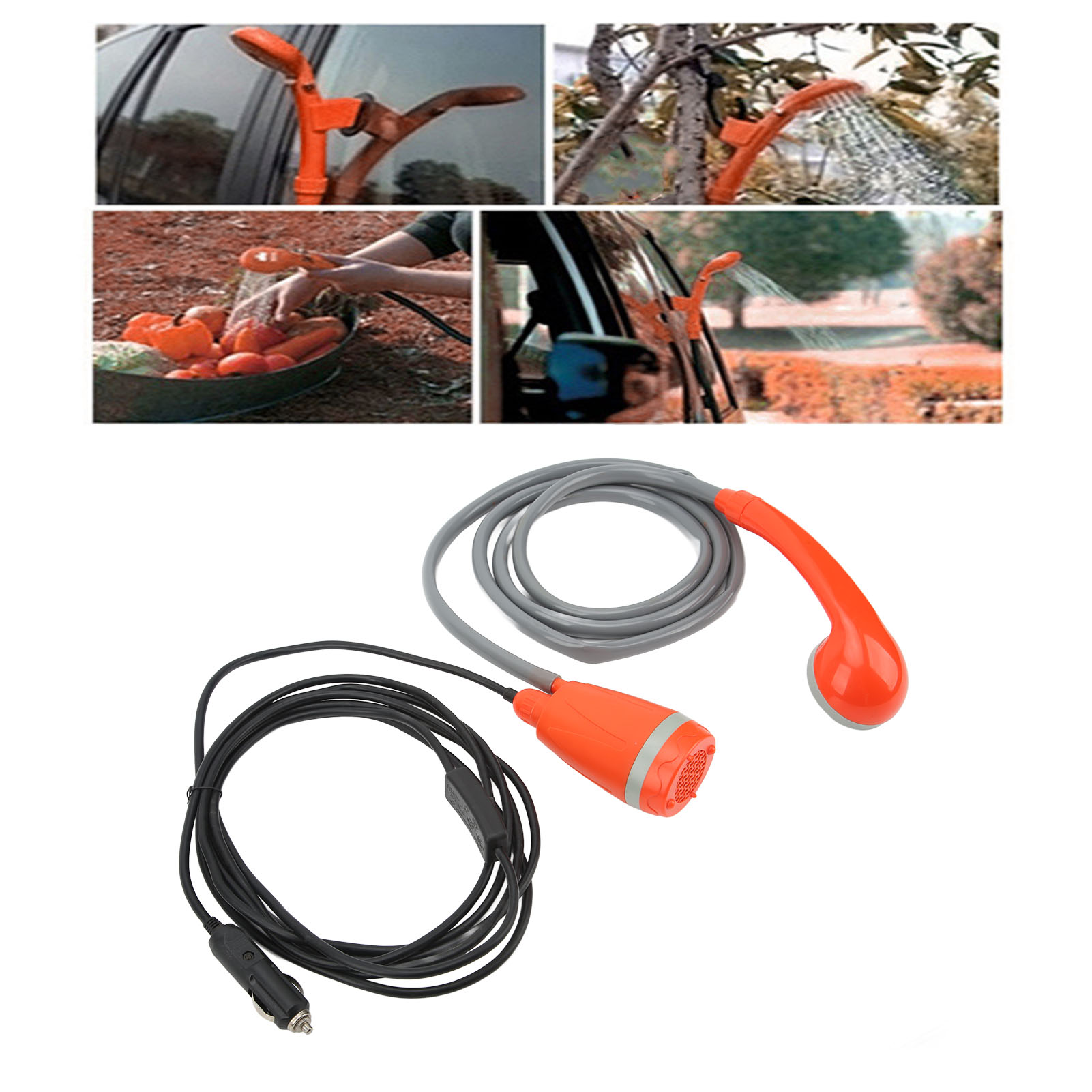 Autodusche, Tragbare Außendusche, 12-v-universal-sprühkopf, Autowäsche
