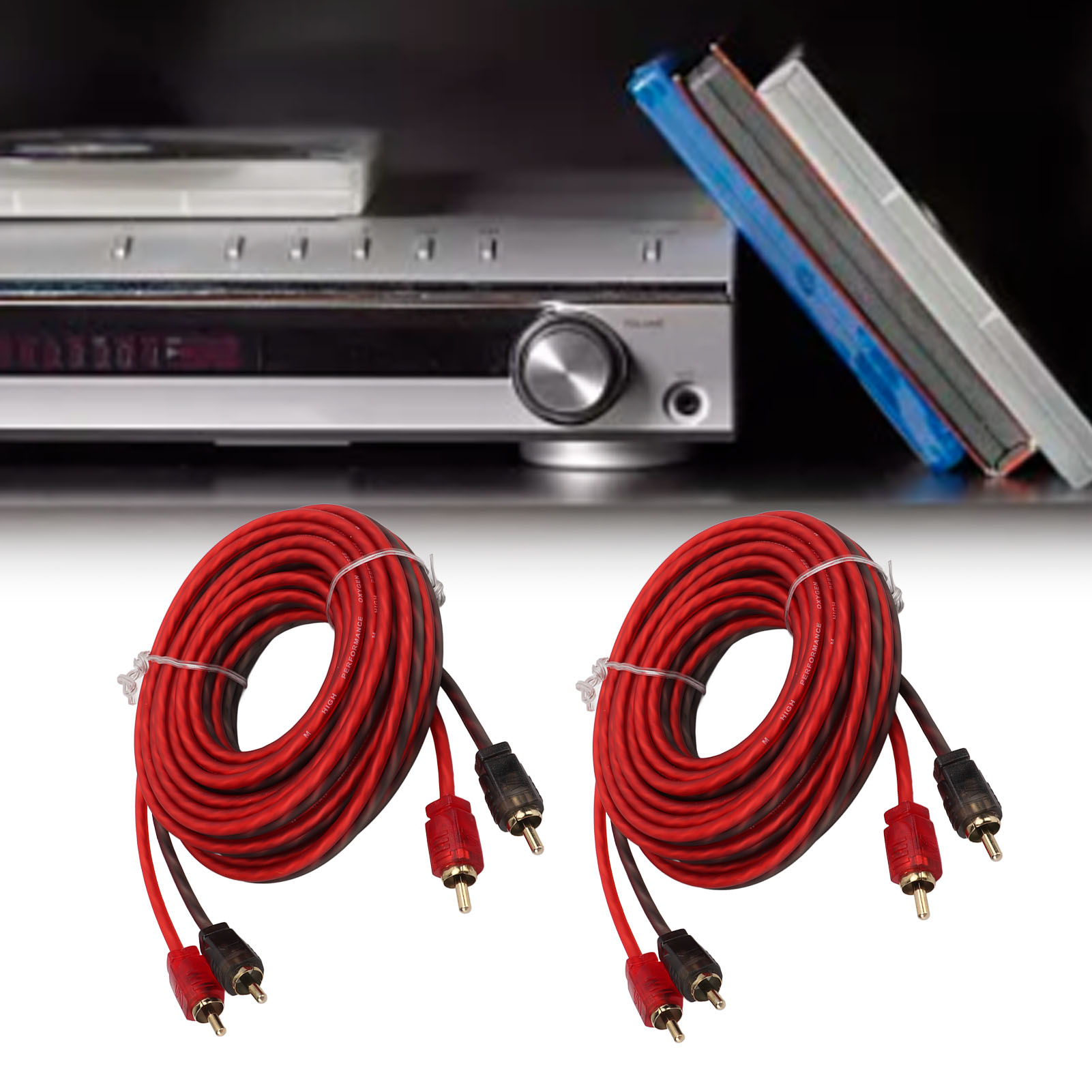 Upgrade Für Das Autoradiosystem: 5 Meter Langes Audiokabel Aus Reinem Kupfer, Stecker Auf Stecker (paarweise Erhältlich)