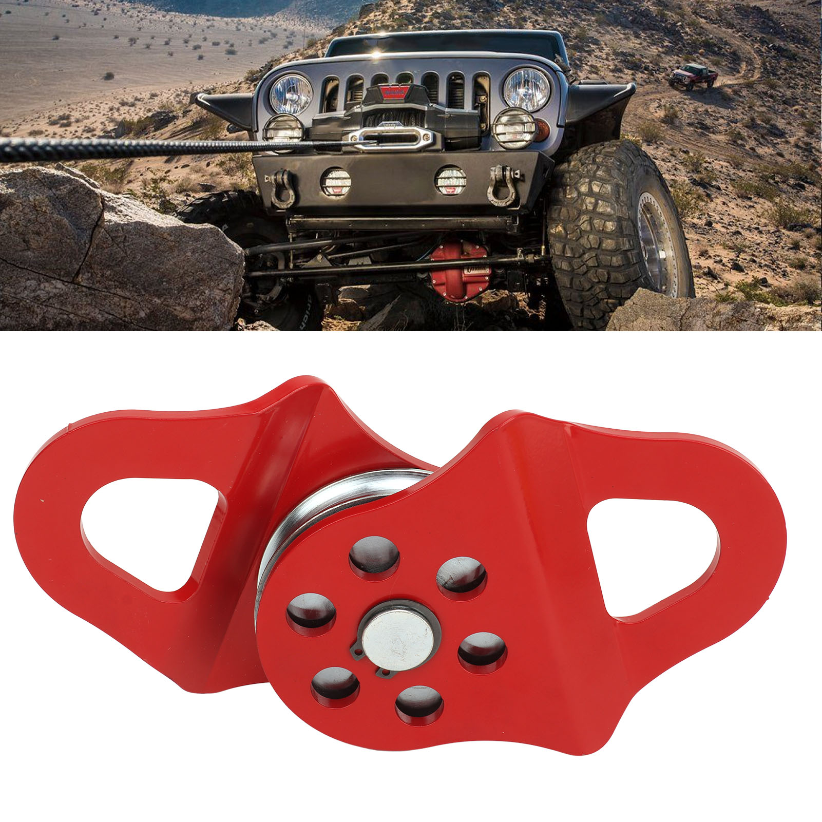 Hochleistungsfähige Rote 4t-windenrolle, Kompatibel Mit Lkws, Traktoren, Atvs Und Utvs.