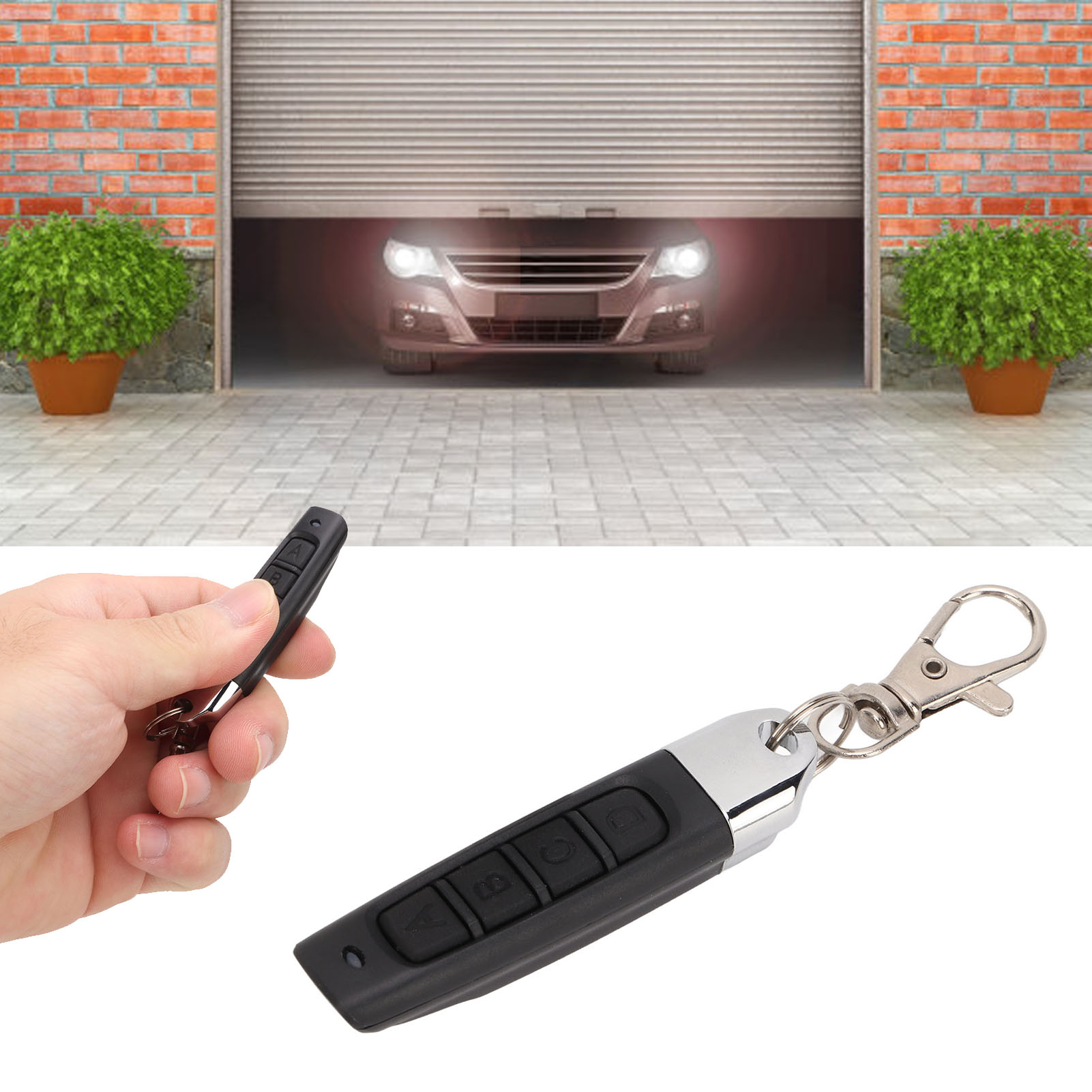 Lerntaste Für Drahtlose Fernbedienung, Kompatibel Mit Elektrofahrzeugen, Autos, Garagentoren, Led-leuchten Usw. (eingebaute Batterie Enthalten)