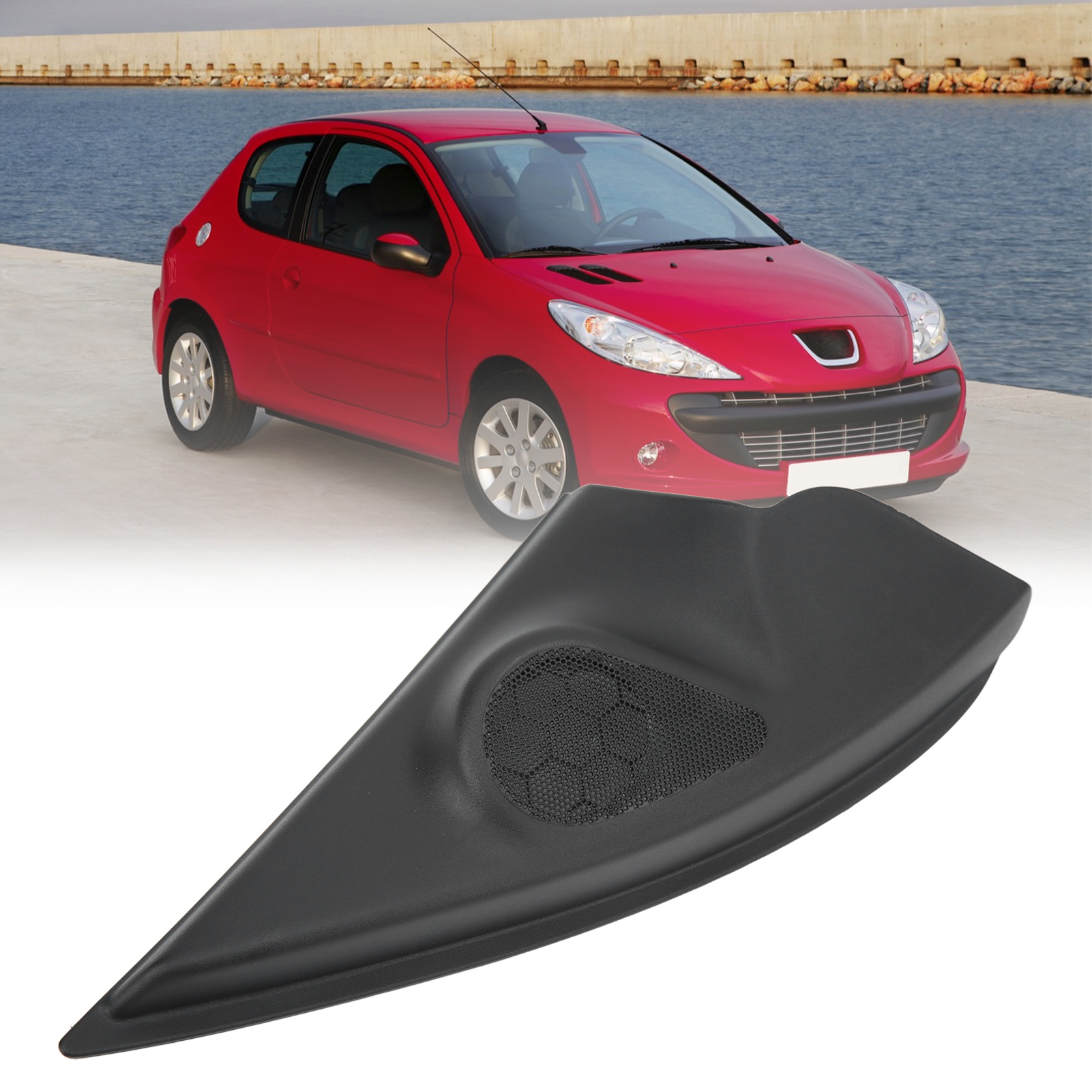 Hochtönerabdeckung, Dreieckige Innenverkleidung Für Peugeot 206/207 Rechts