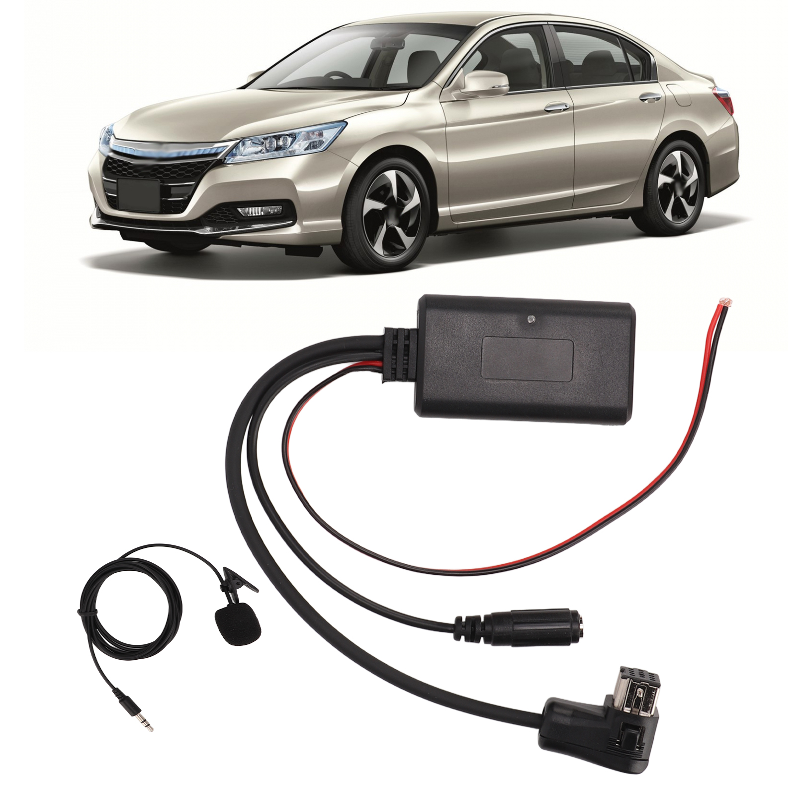 Bluetooth-audiokabel Mit Mikrofon, Kompatibel Mit Pioneer P99 Und P01 Cd/dvd-autoradios.