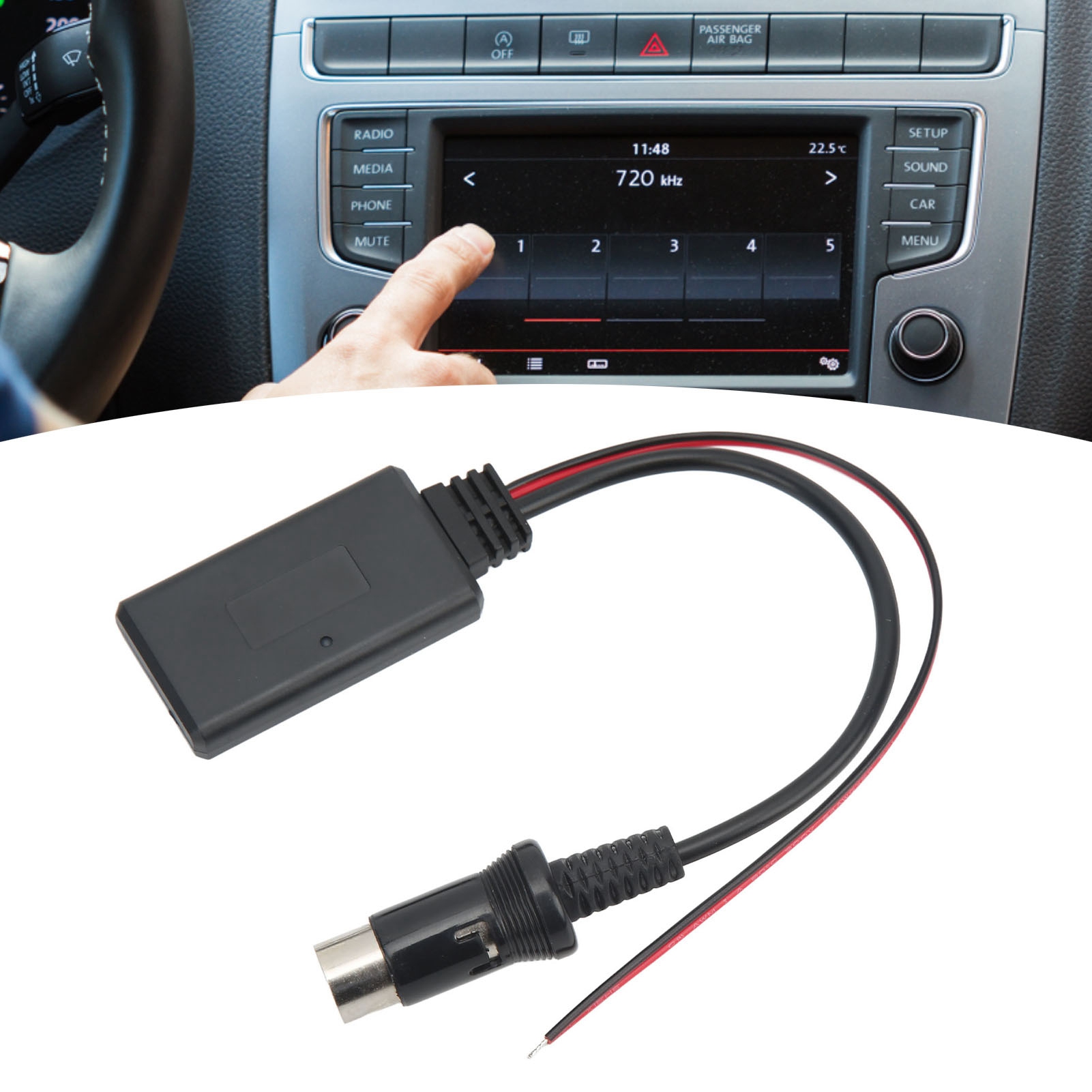 Kabelloser Bluetooth-audioadapter Für Kenwood 13-poligen Audioanschluss