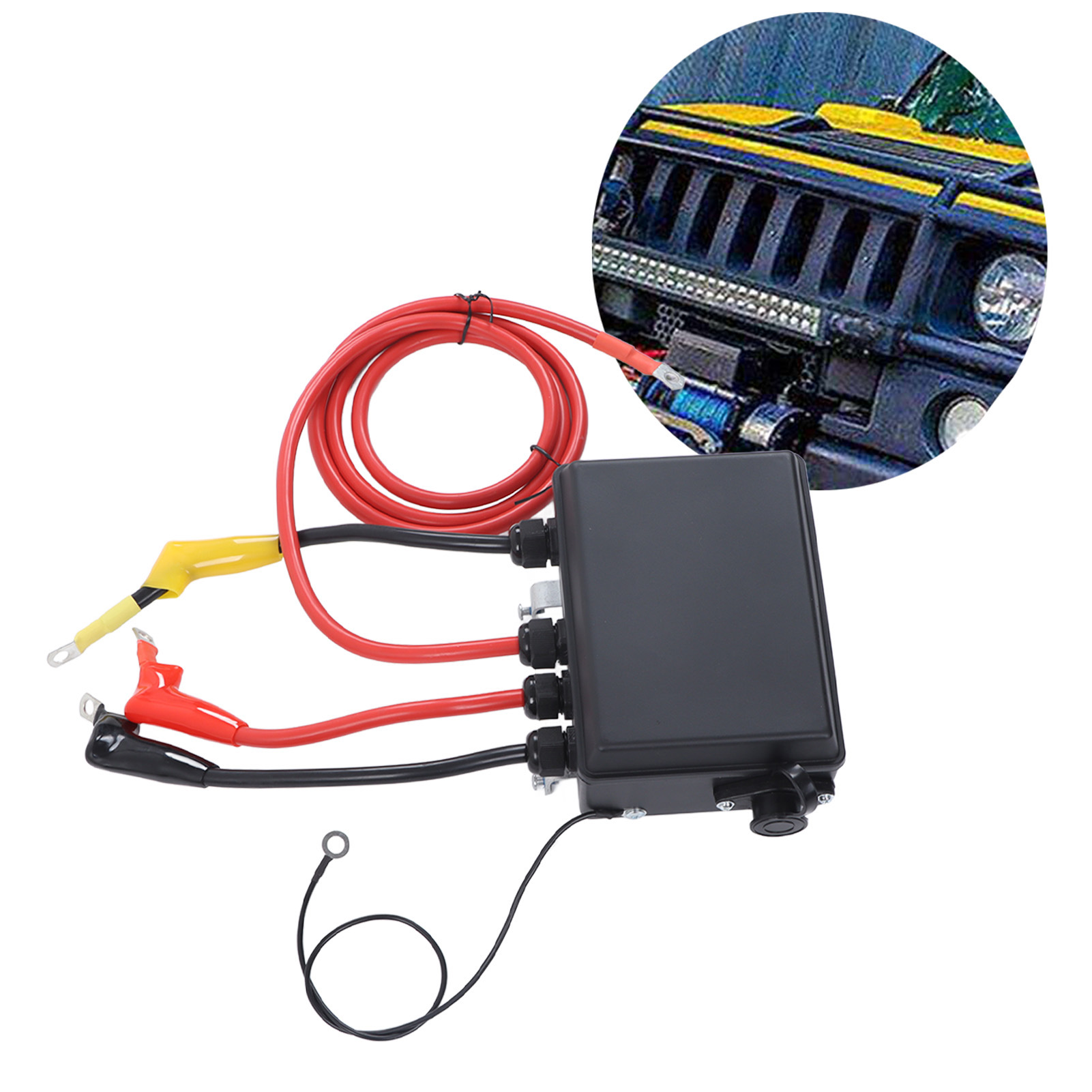 Universelle Steuereinheit Für Elektrische Seilwinden Mit Fernbedienung, Kompatibel Mit Seilwinden Von 8.000 Bis 20.000 Lb (fernbedienung Mit Integriertem Akku) (lieferung In Einer Box)