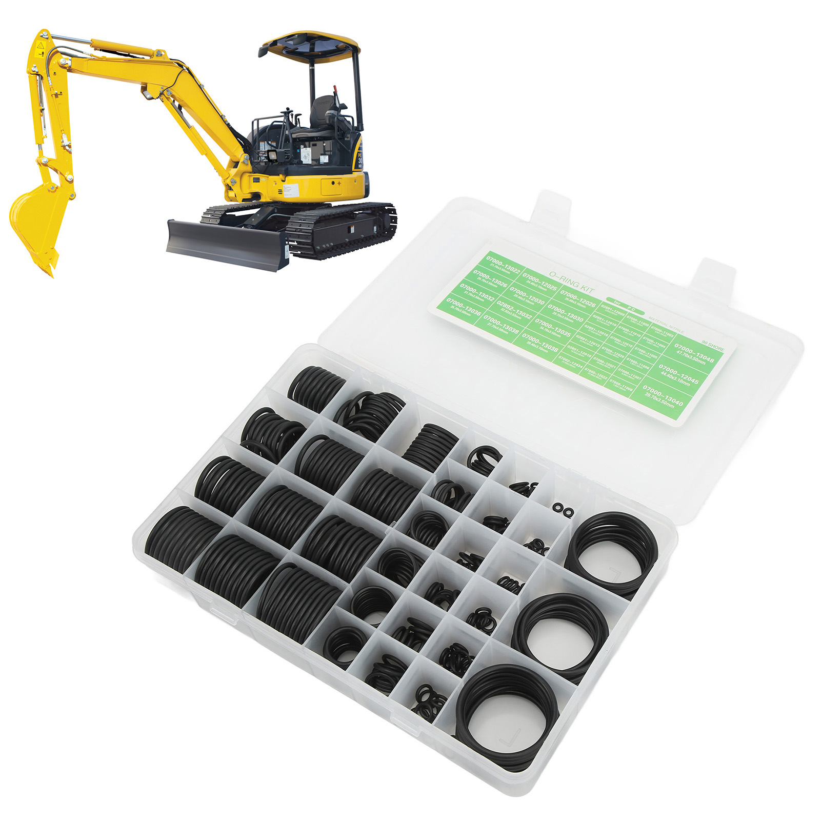 435 Gummidichtungssätze Für Klimaanlagen Für Komatsu Pc-bagger (referenz: Lr-rr050)