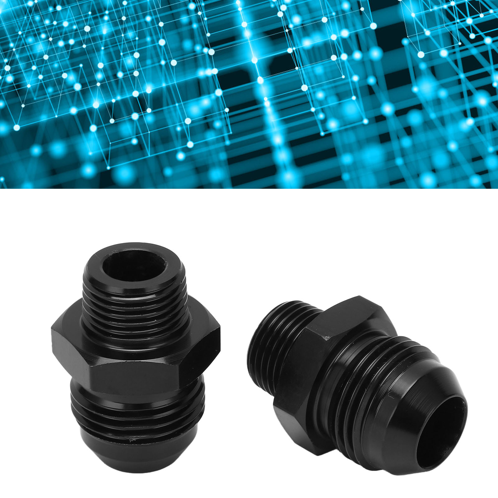 10an Auf 3/8 Npt Kraftstoffleitungsanschlussadapter (2 Stück)