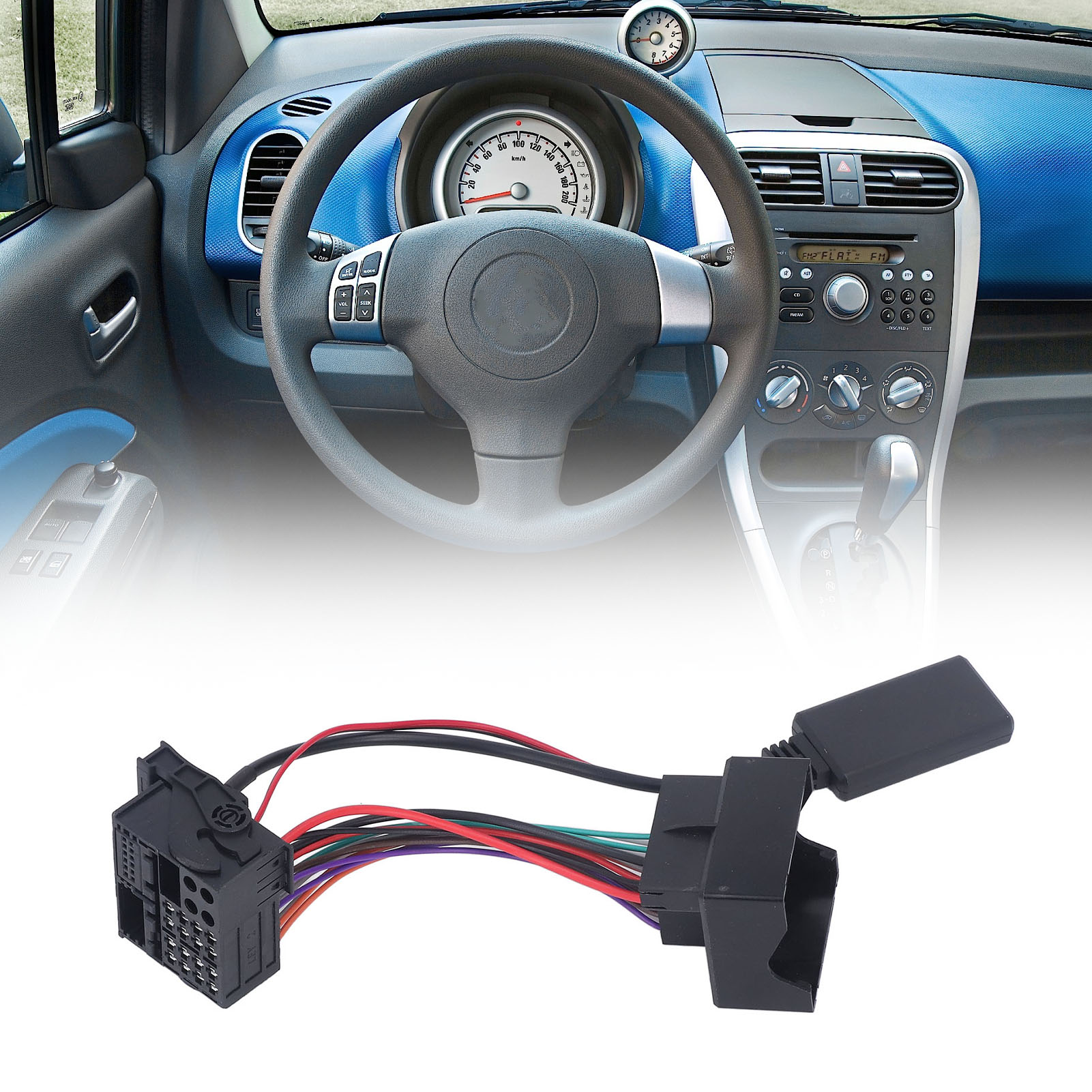 Bluetooth 5.0 Autoradio-adapter, Kompletter Kabelbaum Kompatibel Mit Opel Corsa D, Astra H, Zafira, Cd30 Mp3, Cd60, Cdc40