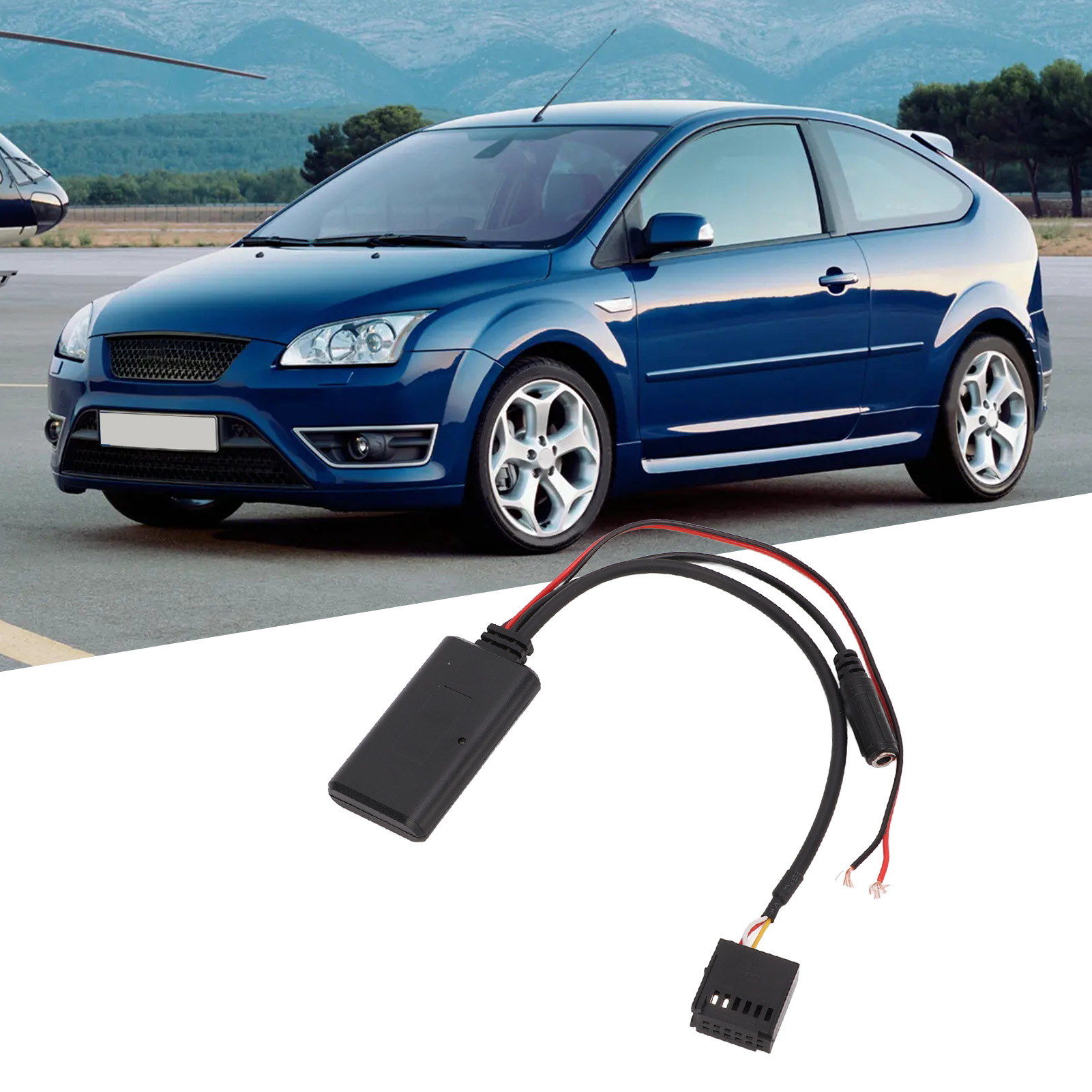 Bluetooth-automodul, Drahtloser Audioadapter, Aux-audioadapterkabel Mit Mikrofon Für Ford Focus