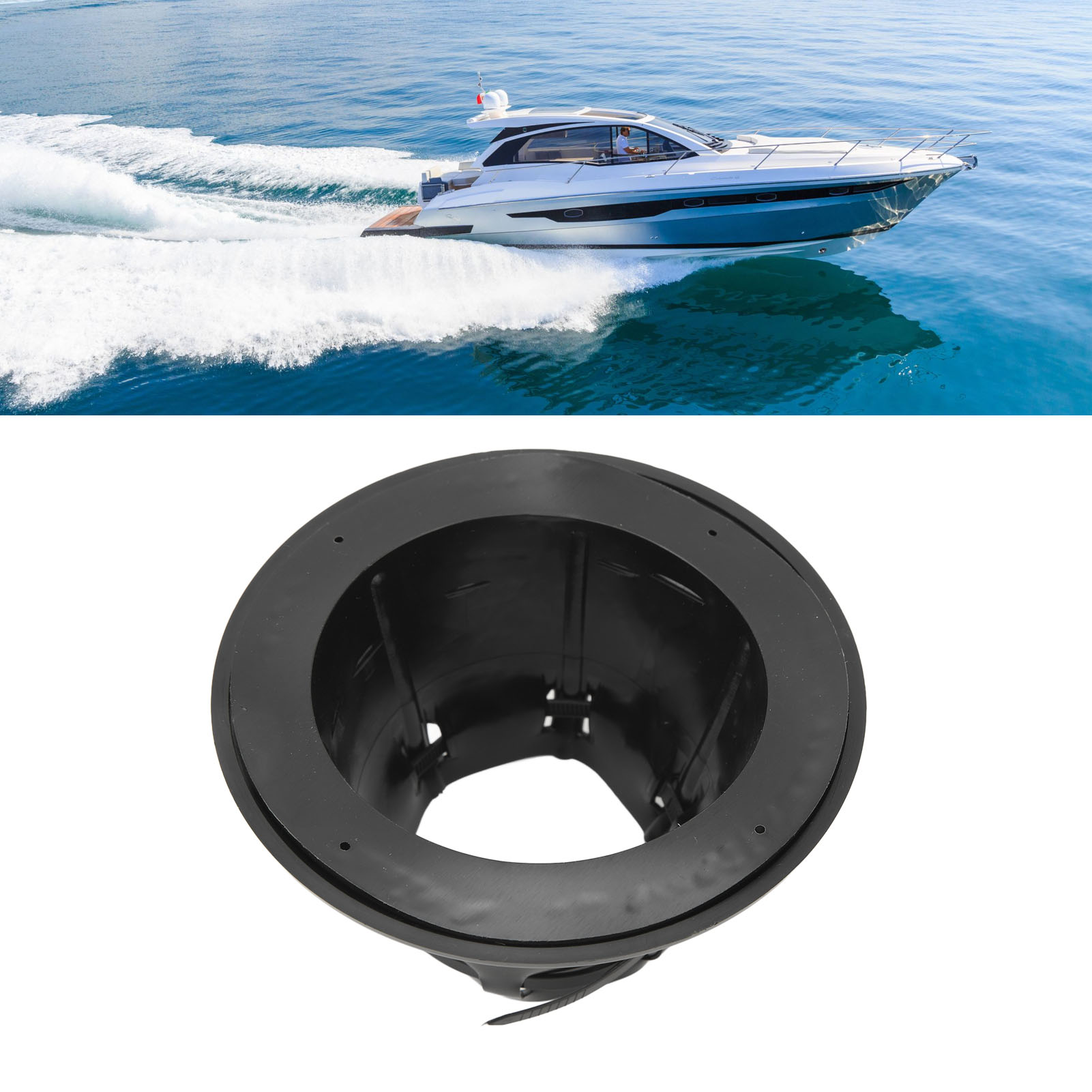 Wasserdichter Kabeldurchführungsschutz Für Wohnmobile, Yachten Und Boote (schwarz)