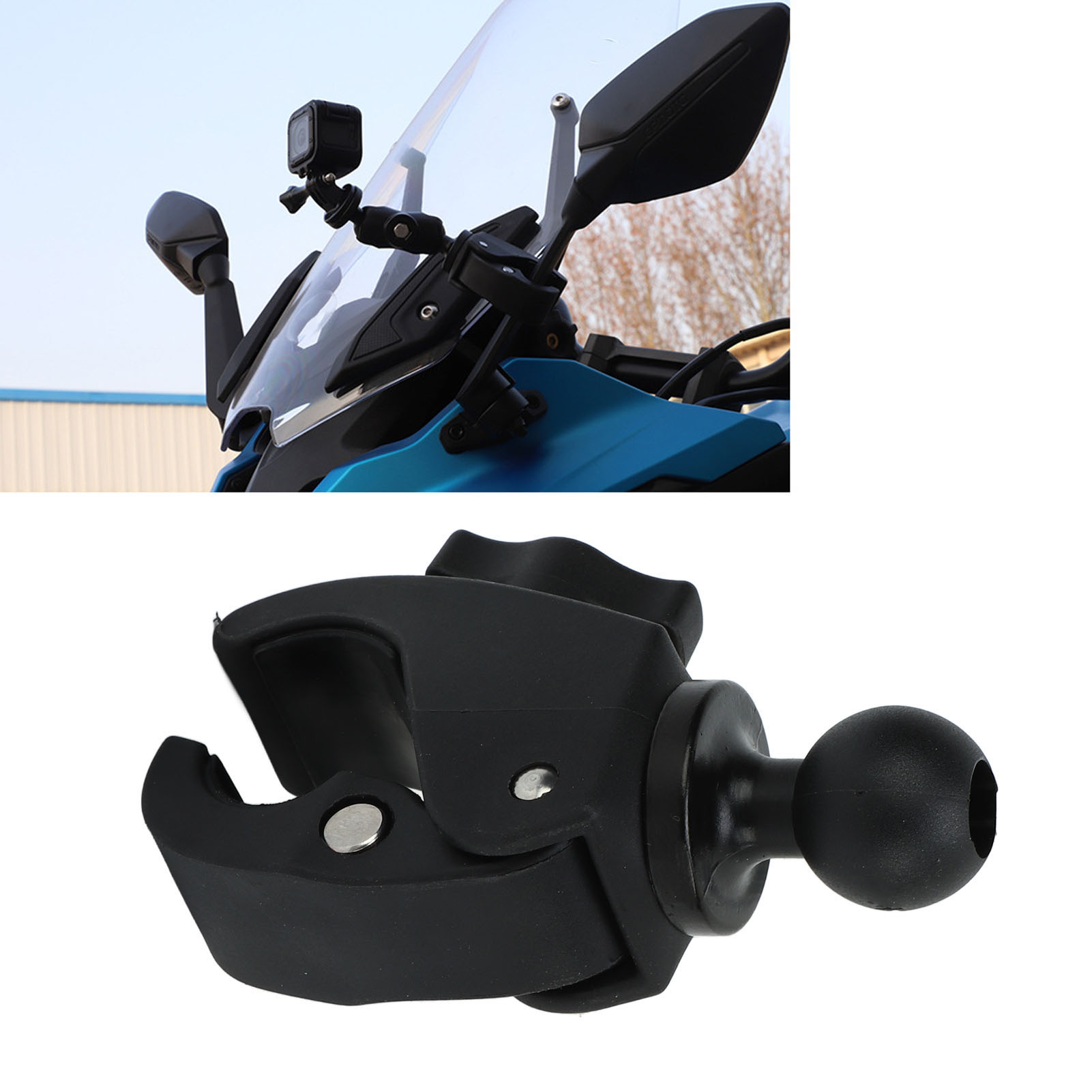 Die 25-mm-schnellspann-kugelgelenk-lenkerhalterung Eignet Sich Für Fahrräder, Motorräder, Quads Und Utvs Mit Einem Vorbaudurchmesser Von 19 Bis 38 Mm.