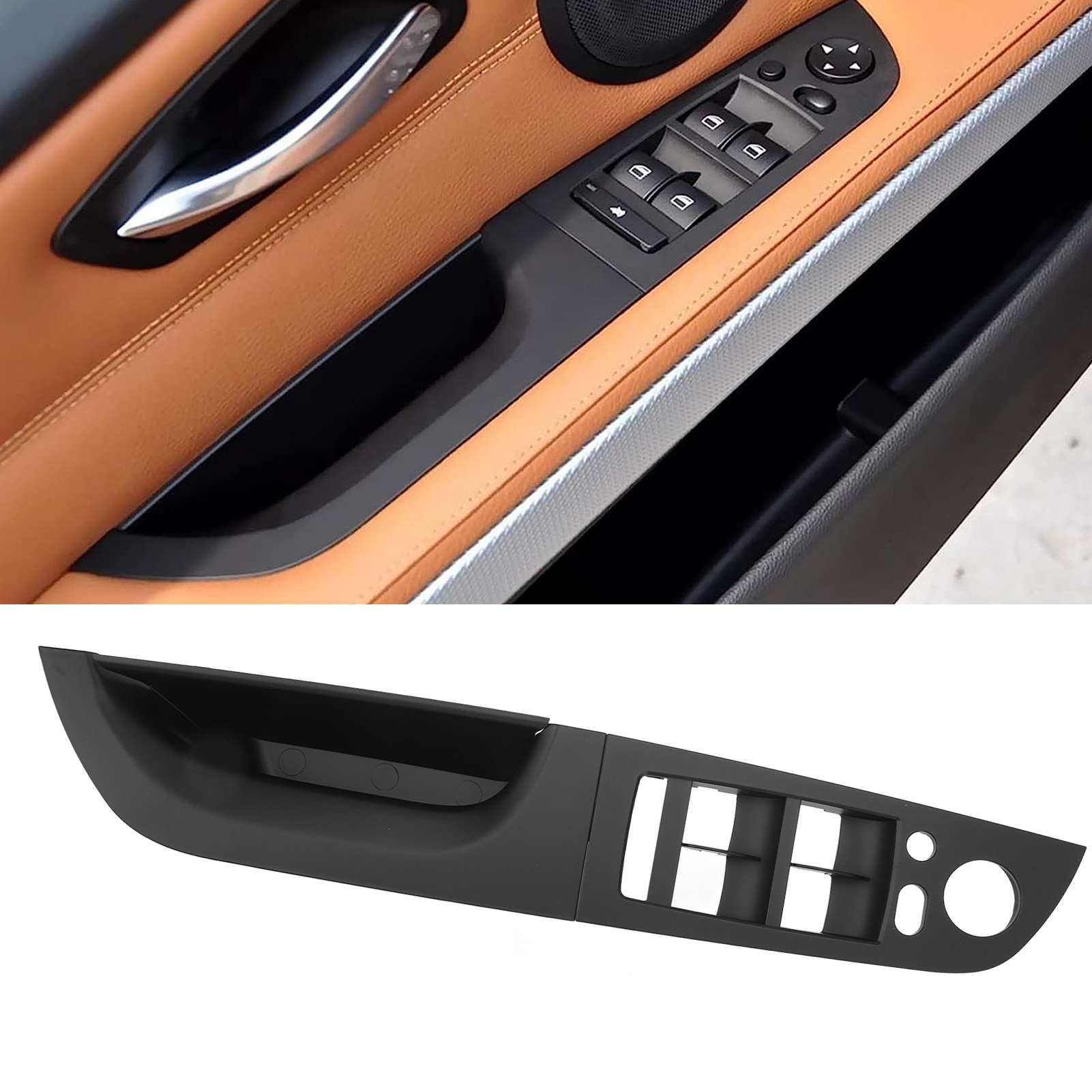 Tür- Und Fenstergriffe Innen (35,5 Cm) Für Die Fahrerseite, Passend Für Bmw 3er E90 Limousine Lci 2009–2011, Schwarz