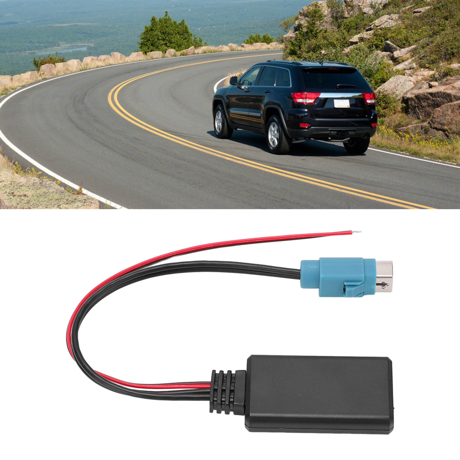 Bluetooth 5.0 Drahtloser Auto-audio-adapter, Kompatibel Mit Alpine Autoradios Und Aux-kabeln (kce-236b, Cde9885, 9887).