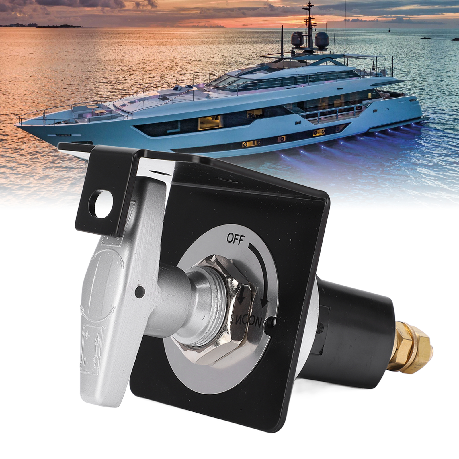 Not-aus-schalter Für 12v-yacht- Und Wohnmobilbatterie Mit Verriegelungspanel (cp-0574)