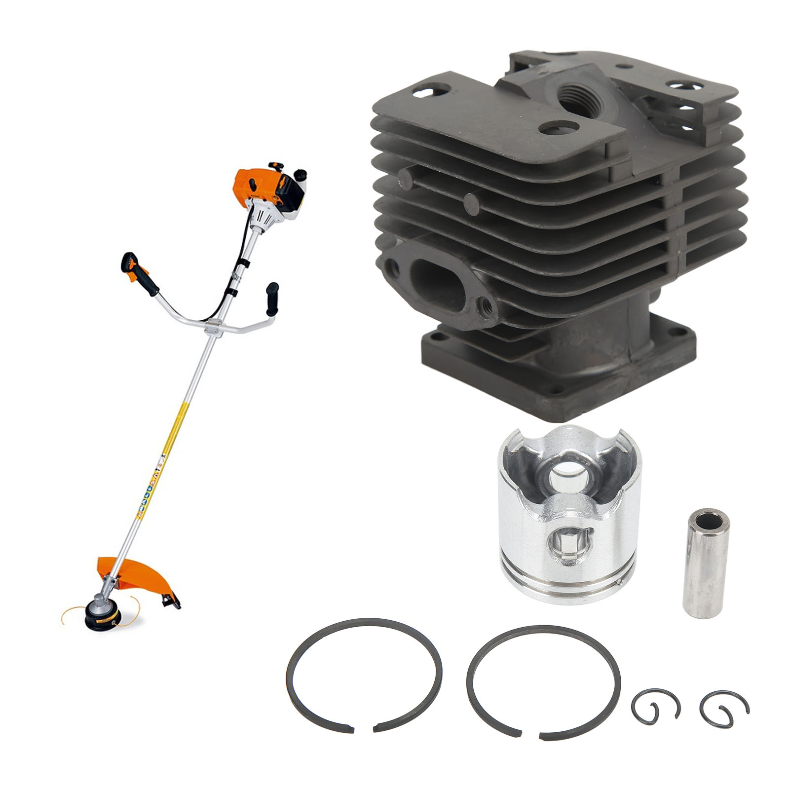 35-mm-kolben Und Kolbenringbaugruppe, Passend Für Die Stihl Fs120 Motorsense (produktreferenz: 4134-020-1213)