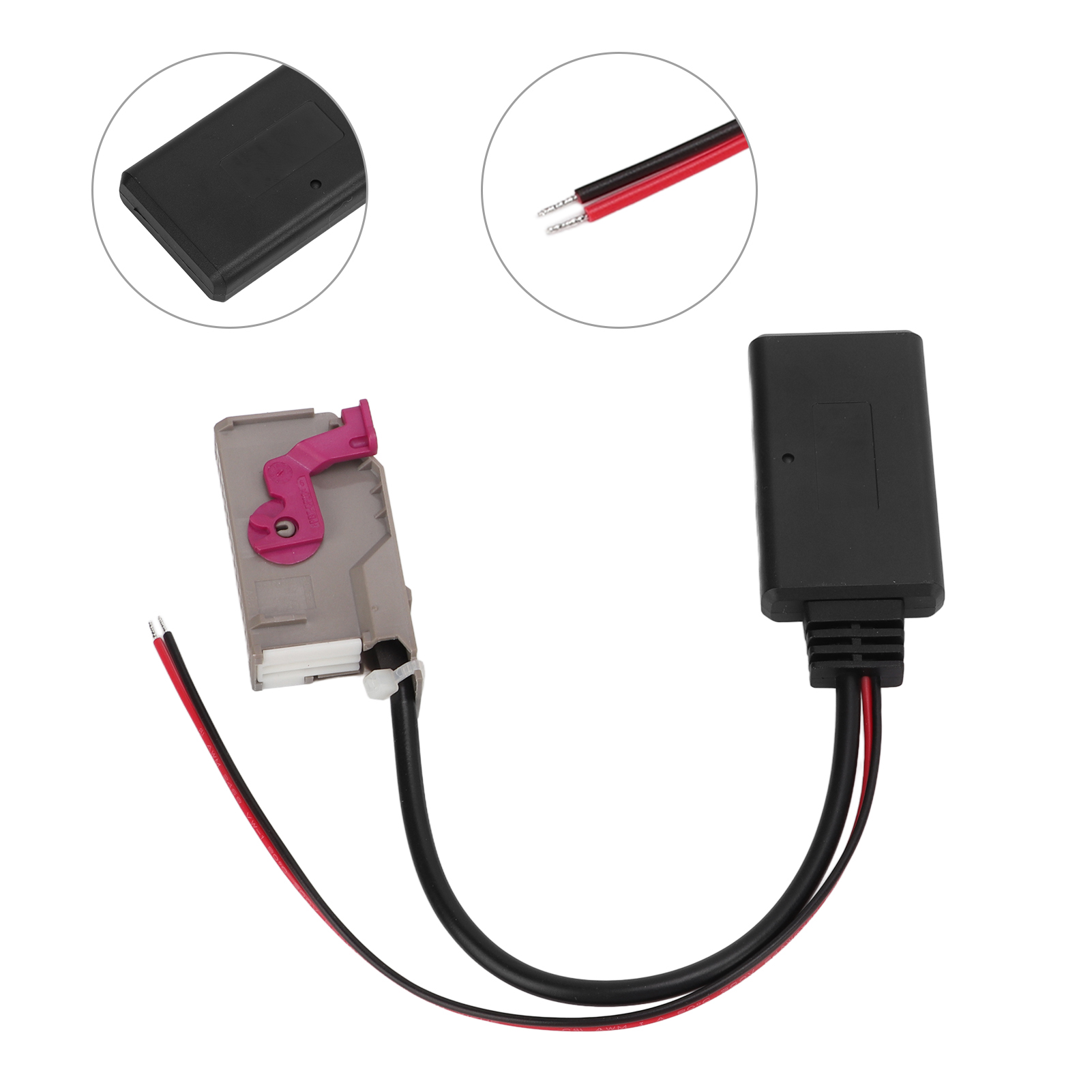 Kabelloser Bluetooth 5.0-adapter, Aux-kabel, Bluetooth-audioempfänger, Musikadapter Für Audi A3 A4 A6 A8 Tt R8 Rns-e 32-polig