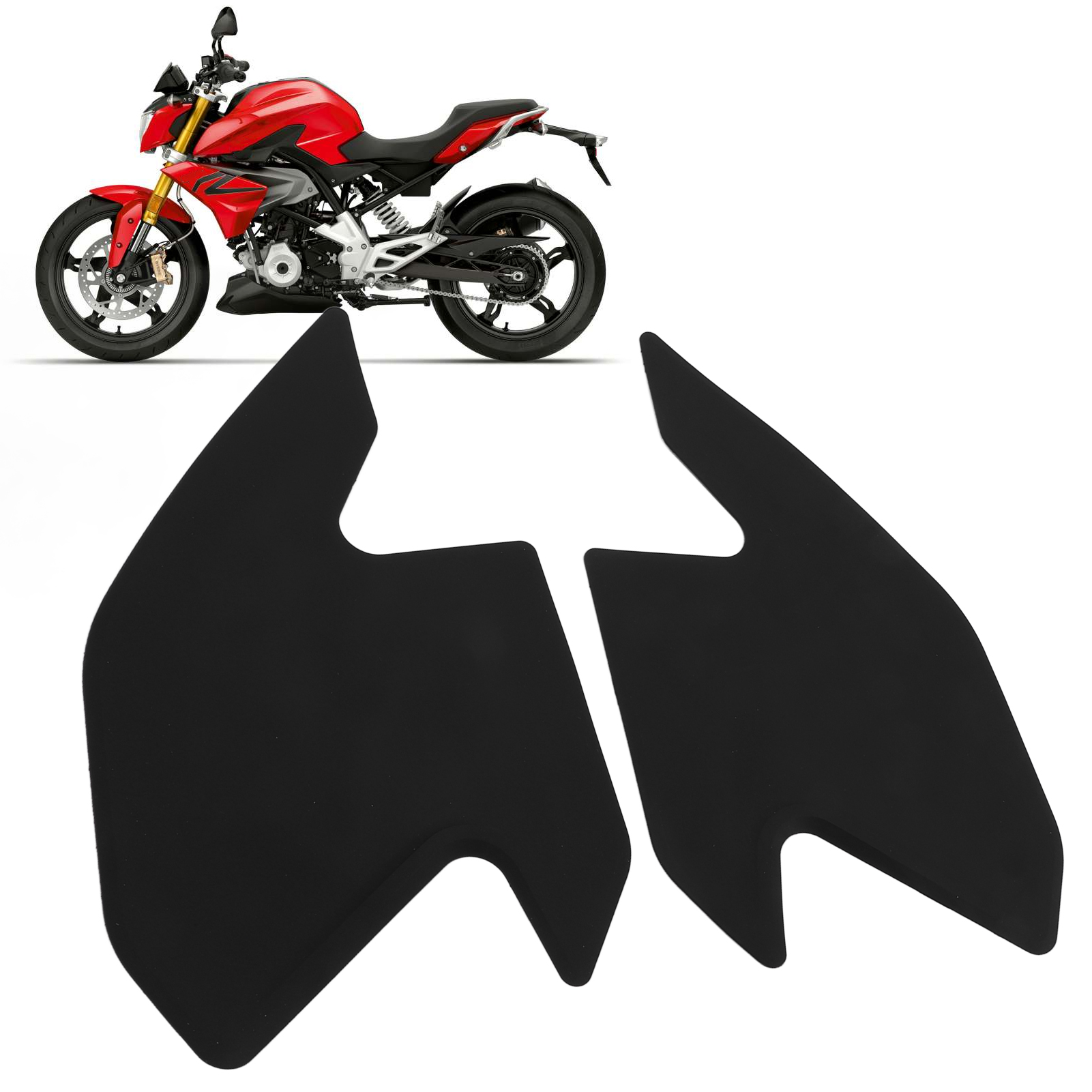 Aufkleber Für Motorradtank, Robustes Design, Rutschfest Und Wärmeisolierend, Kompatibel Mit Bmw G310r 17-19