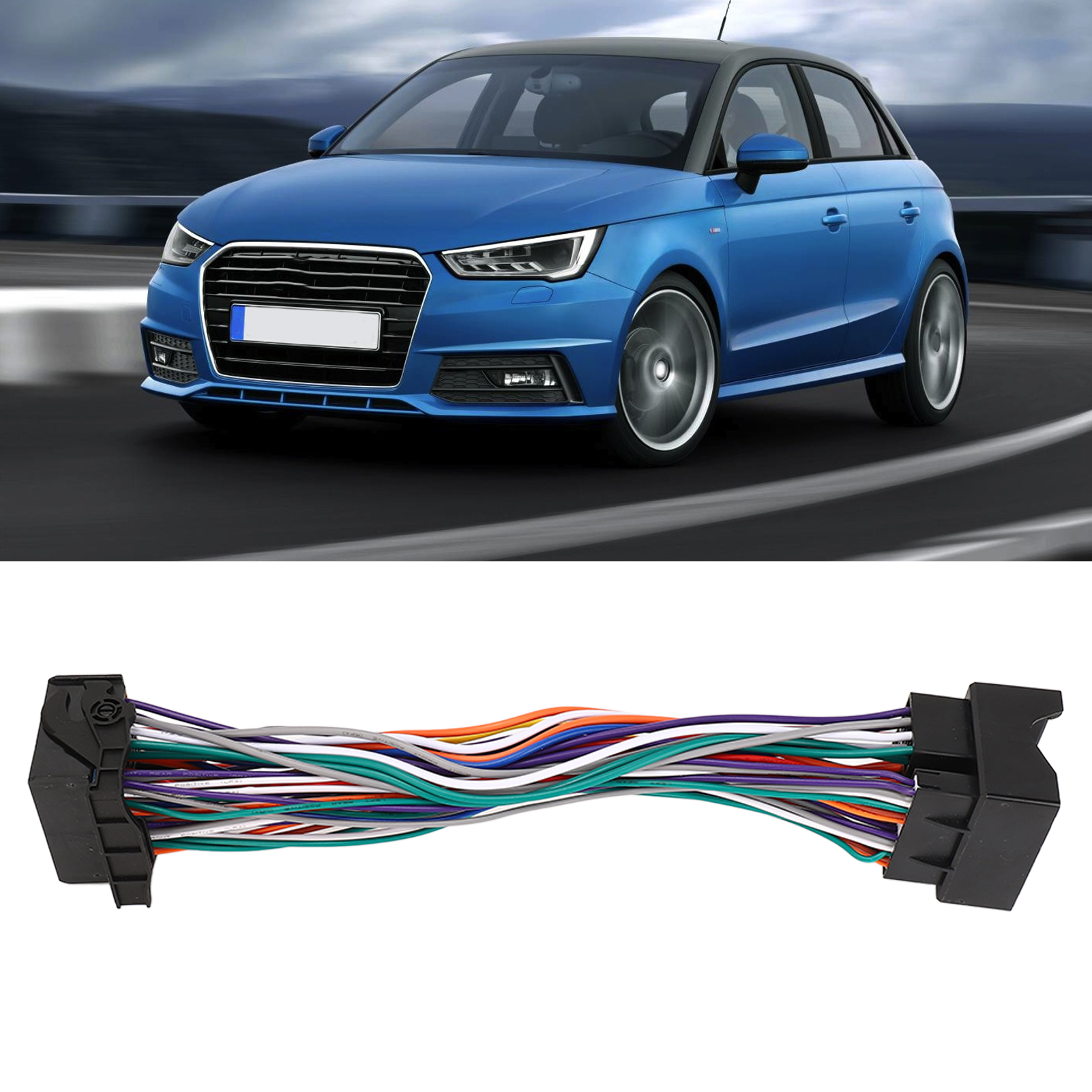 23 Cm Mqb-verlängerungskabel, 52-polig, Für Audi A4, A6, Skoda Seat, Volkswagen Golf 7, Jetta 5, 6, Mk5, Mk6, Mib 280