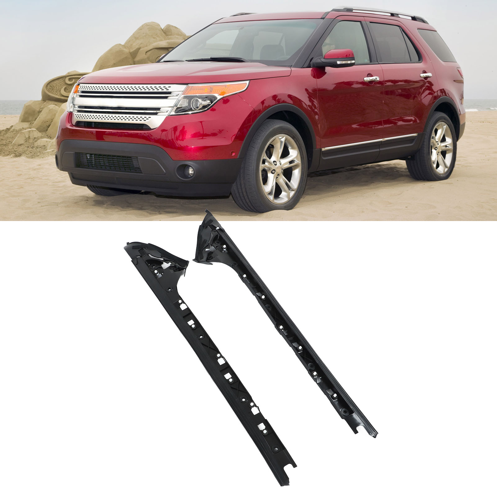 Innenverkleidungsleisten Für Die A-säulen (ein Paar, Links Und Rechts) Für Ford Explorer 2011–2019, Teilenummer 926-451, Übergröße