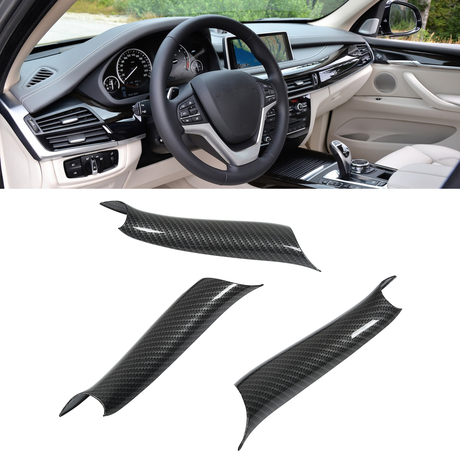 Innentürgriffe In Carbonfaser-optik Für Bmw X5, X6, F15, F16 (2014–2018)