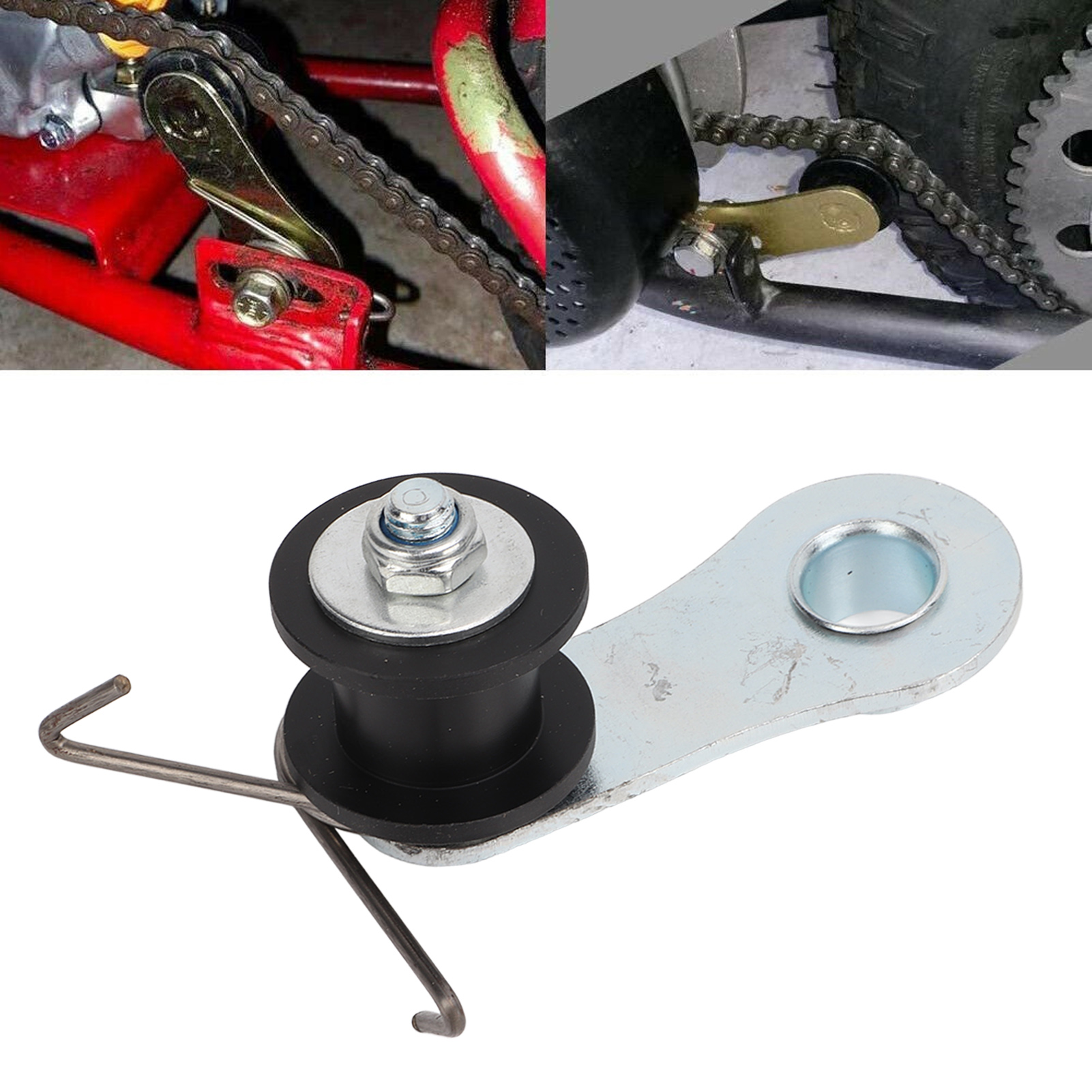 Verstärkter Rollenkettenspanner Mit Feder, Geeignet Für Dirt Pit Pro Offroad-motorräder Mit 110 Cm³, 125 Cm³ Und 140 Cm³.
