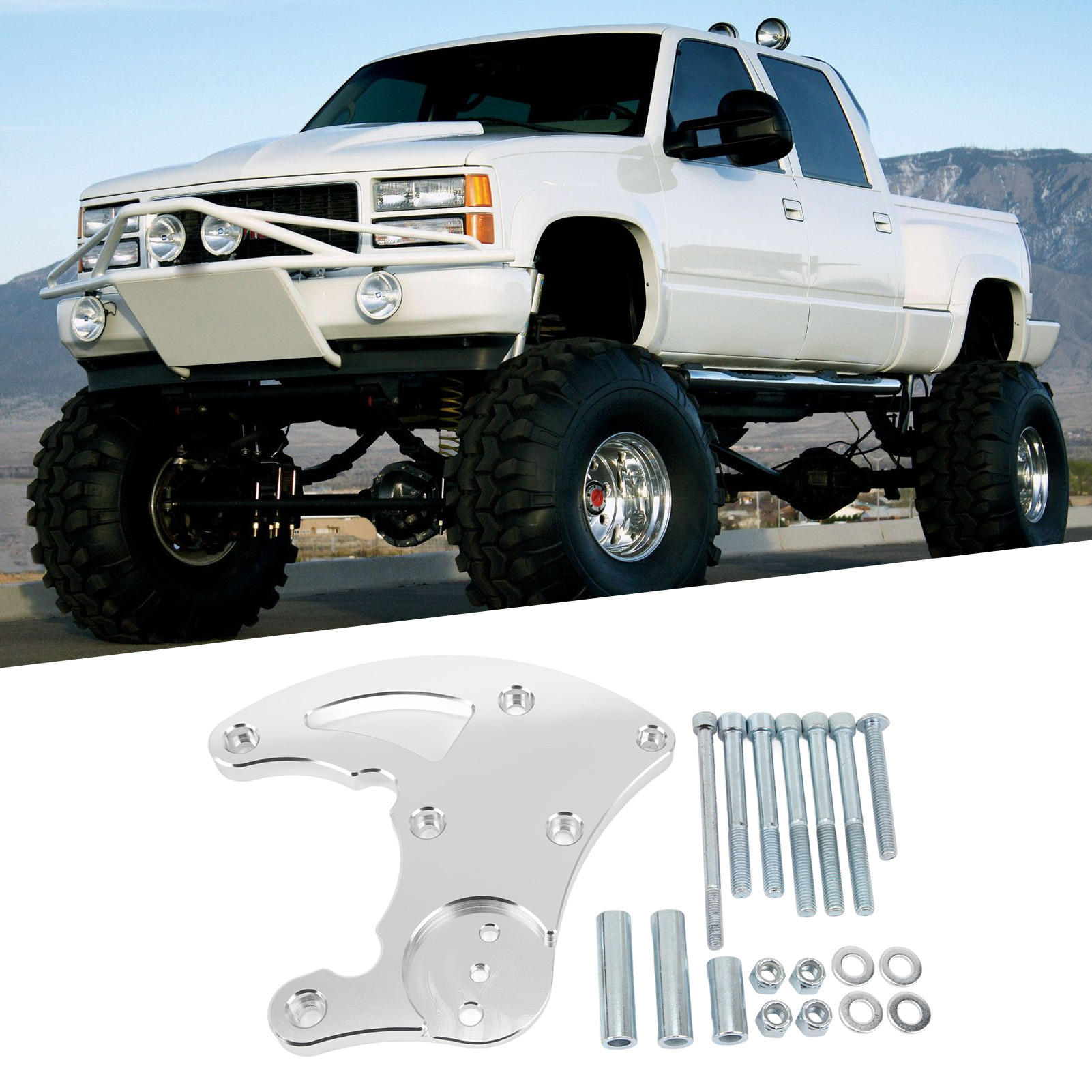Vortec Lq Silver Ls R4 Erhöhte Klimaanlagenhalterung Für Chevy Ls1 Ls2 Ls3 Ls6 Trucks