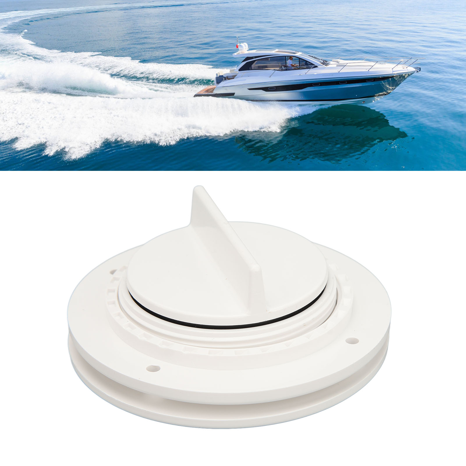 Ablaufstopfen Für Fischbehälter, Yacht-ablassventil, Schiffs-ablassventil, Wasserauslass, Fischbehälterstopfen, Rumpf-ablassventil, Weiß