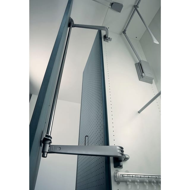 Servetto - Schwenktürbeschlag motion-v kb 1000 mm,Druckgussaluminium grau lackiert