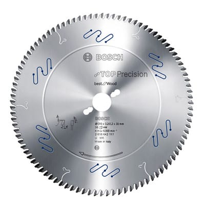 Kreissägeblatt Top Precision Best for Wood, 400 x 30 x 4 mm, 96 - Bosch