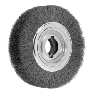 Lessmann ® - Lessmann Entgrat-Rundbürste Stahldraht 0,20 mm, Bürsten-⌀xBesatzbreite: 250X60 mm