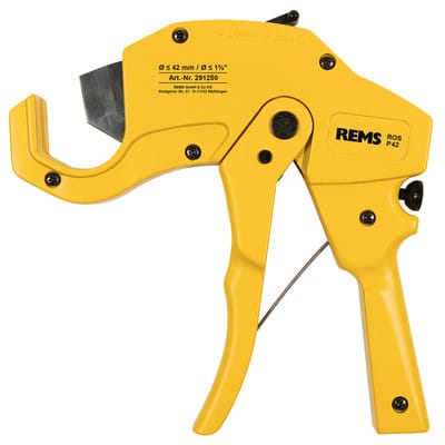 Rems - Rohrschere p 42 mit Schnell-RL Rohre d d 42 mm - 1 5/8