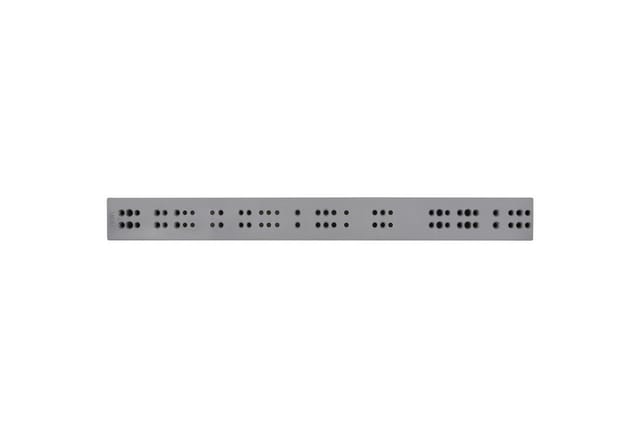 SOTECH Distanzleiste für Schubkastenführungen bei Innenschubläden (BxHxT) 25 x 50 x 486 mm silbergrau