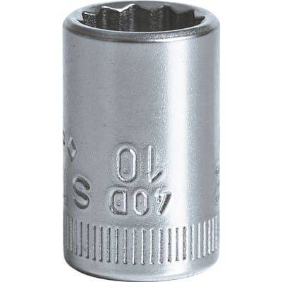 Steckschlüsseleinsatz (1/4') SW.10 mm L.23 mm 16 g - Stahlwille