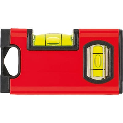 Magnet-Wasserwaage Mini 10cm mit 2 Libellen - Format