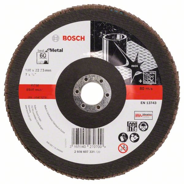 Polierpad X571 Best für Metall ø 180 mm Bosch 2608607331