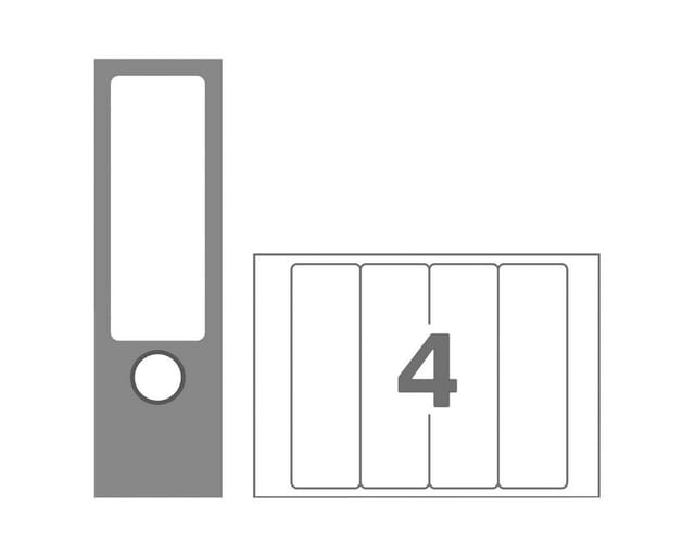 Avery Zweckform - Ordner Etikett br.192x61mm10BL