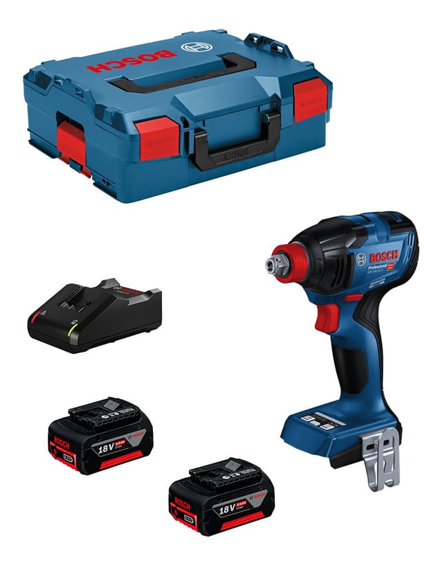 Bosch Professional - Drehschlagschrauber bosch gdx 18V-210 c (2 x 5,0 Ah + GAL18V-40 + L-Boxx 136)